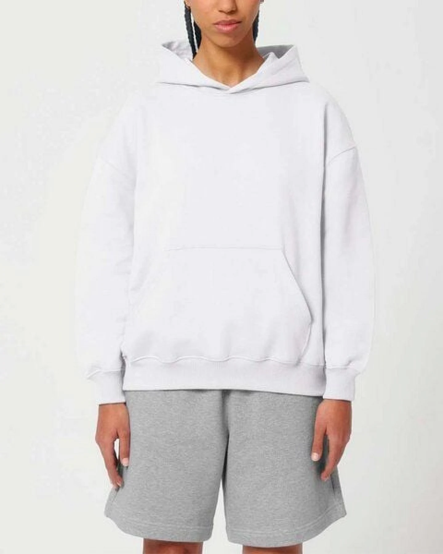YTWOO Oversized Unisex Hoodie mit Kängurutasche, Dry, nachhaltig, Bio-Baumwolle – Ansicht 3