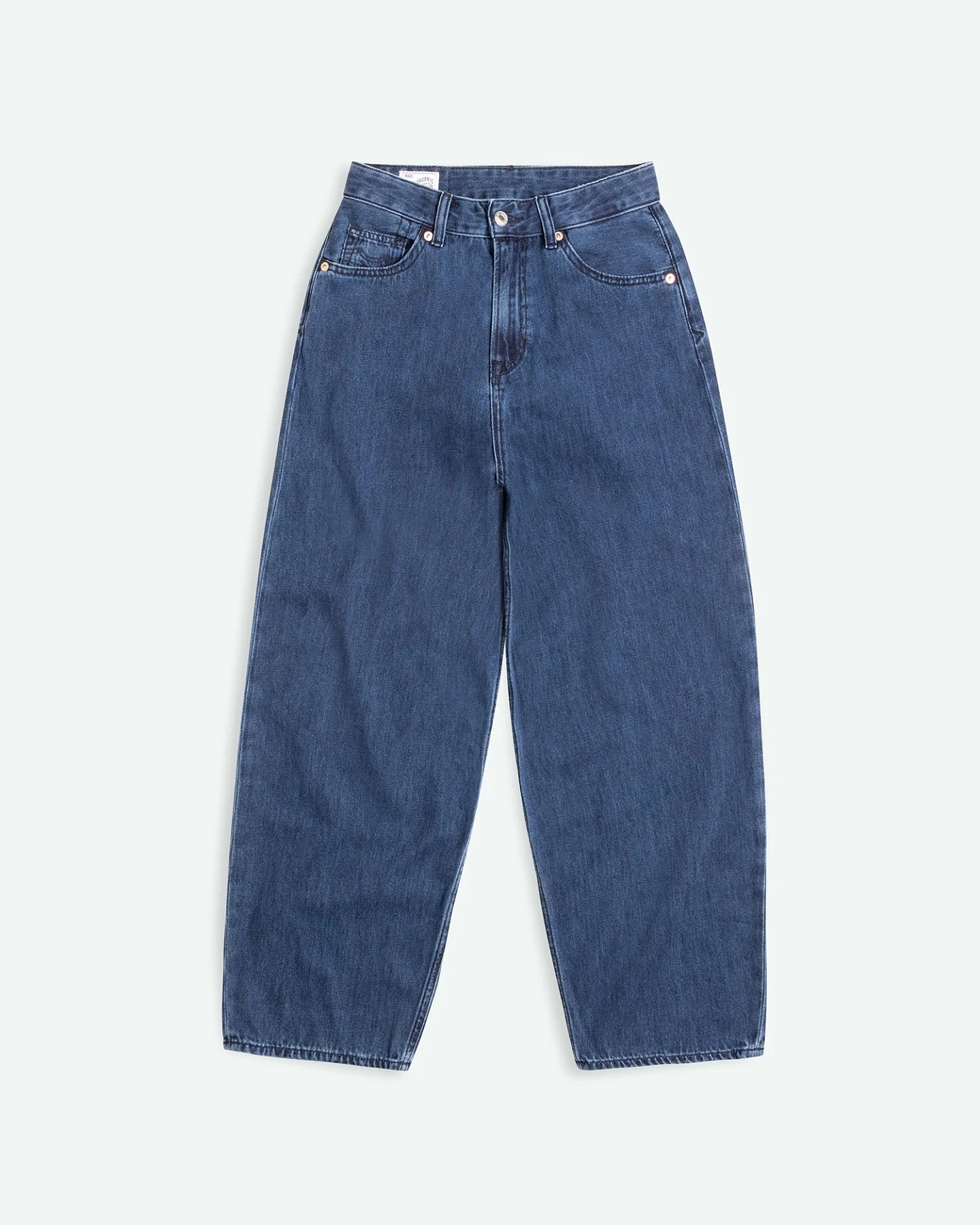 Kings of Indigo Damen vegan Jeans Leila Alex Washed Dunkelblau – Ansicht 2