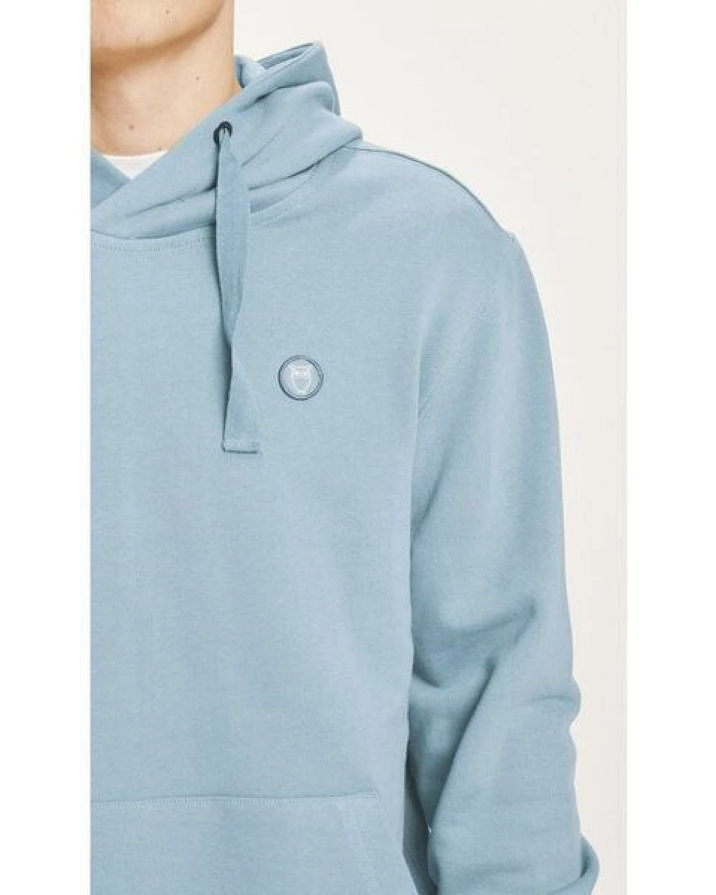 KnowledgeCotton Apparel Kapuzenpullover - Elm Hood Basic Badge Sweat GOTS Vegan – Ansicht 4