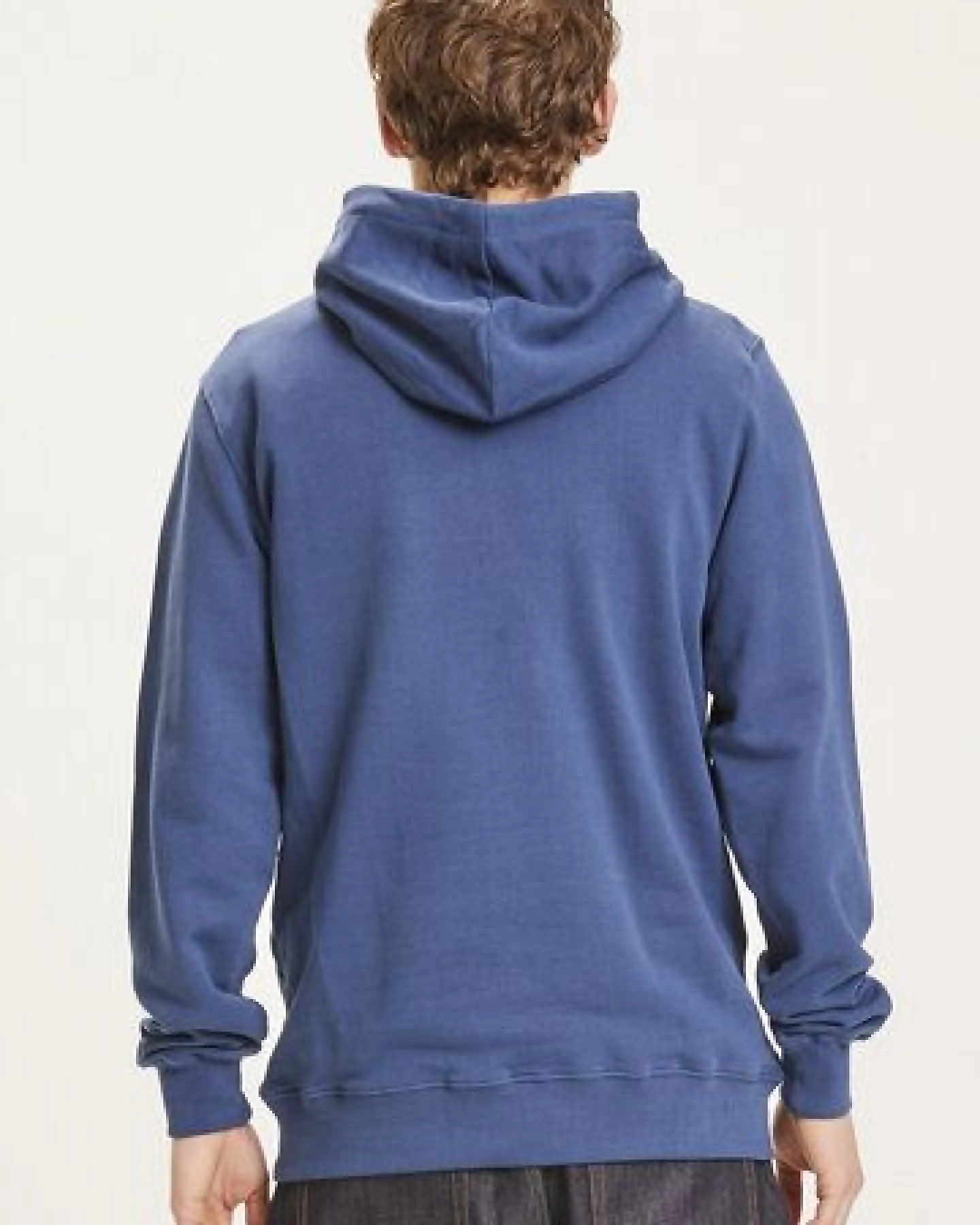 KnowledgeCotton Apparel Kapuzenpullover - Elm Hood Basic Badge Sweat GOTS Vegan – Ansicht 3