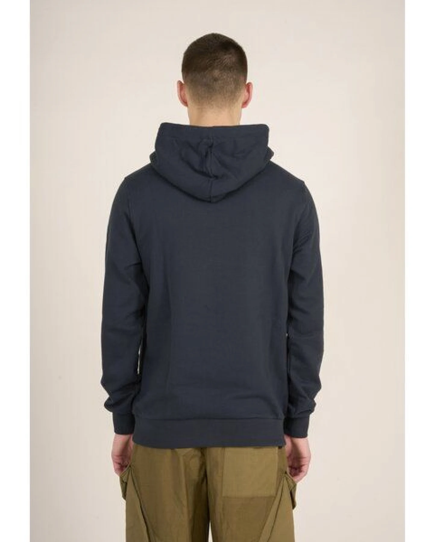 KnowledgeCotton Apparel Kapuzenpullover - Elm Hood Basic Badge Sweat GOTS Vegan – Ansicht 2