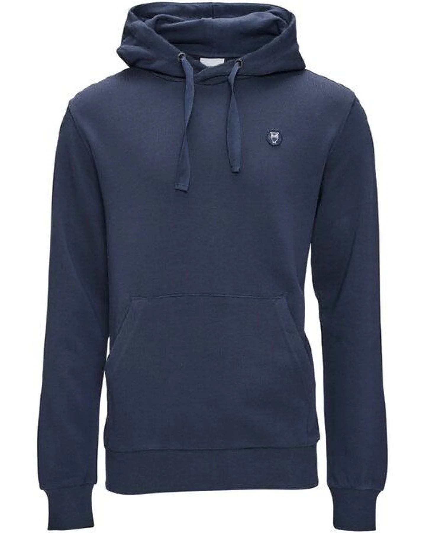 KnowledgeCotton Apparel Kapuzenpullover - Elm Hood Basic Badge Sweat GOTS Vegan – Ansicht 3