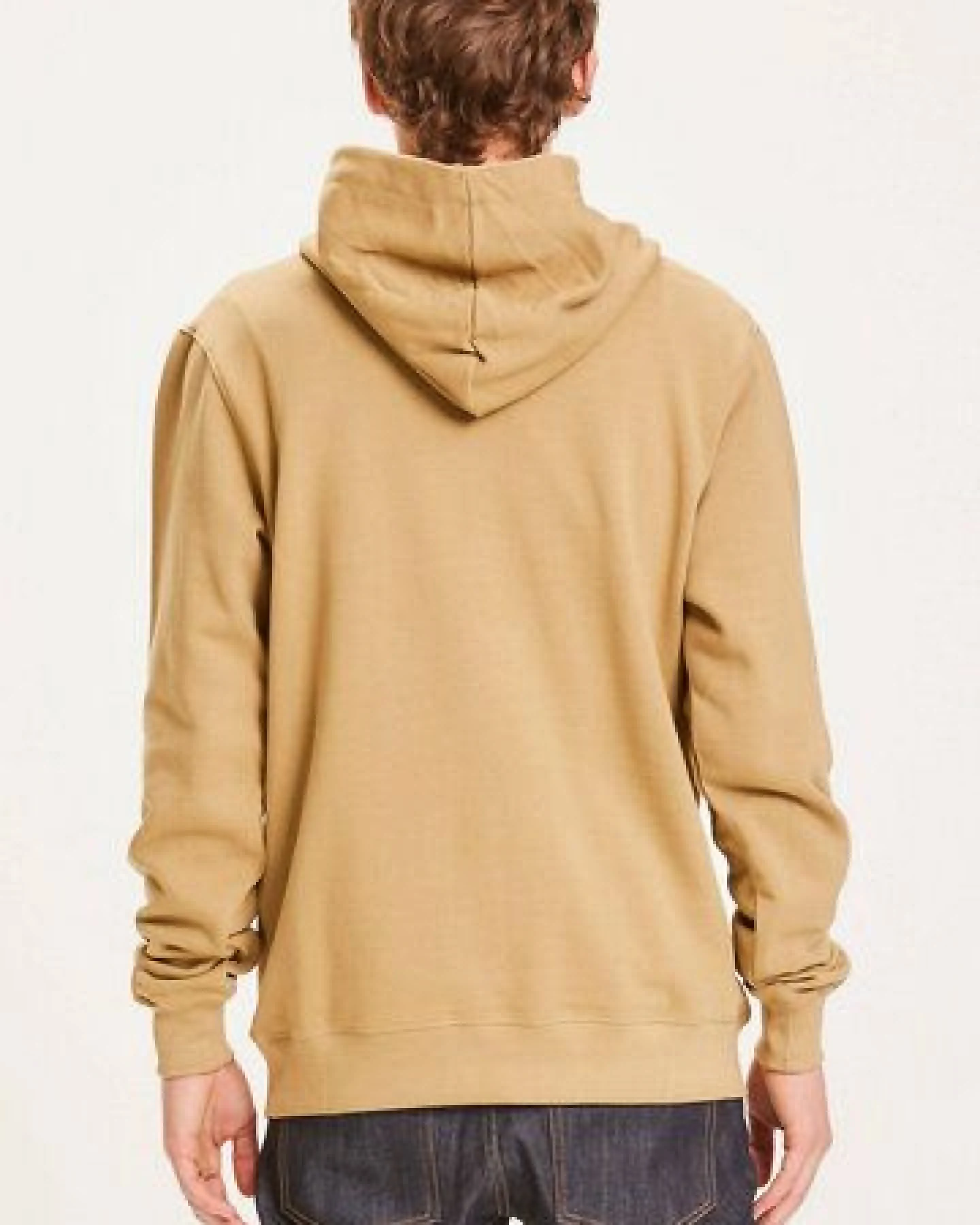 KnowledgeCotton Apparel Kapuzenpullover - Elm Hood Basic Badge Sweat GOTS Vegan – Ansicht 4