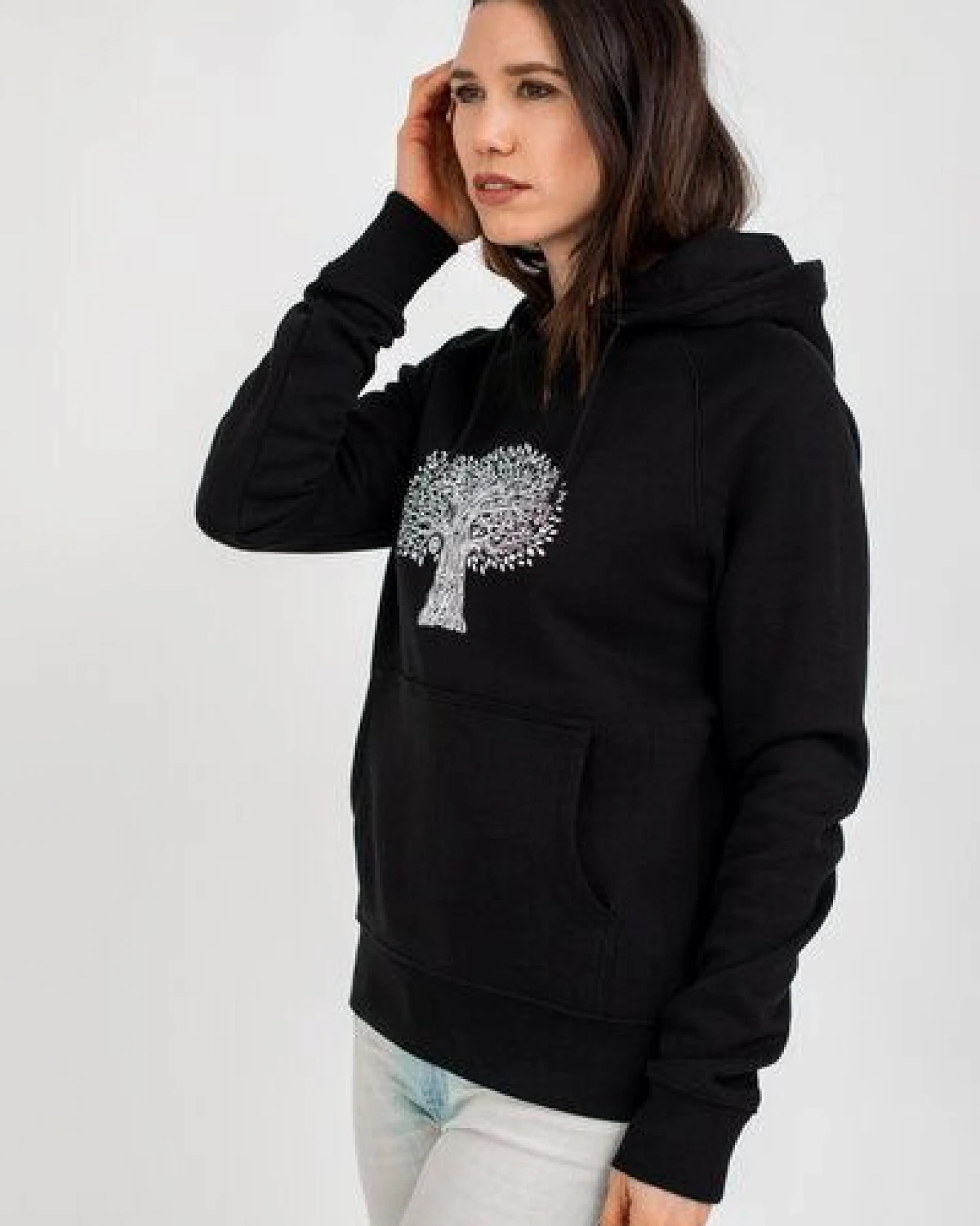Brandless Basic Bio Hoody (unisex) treelife – Ansicht 3