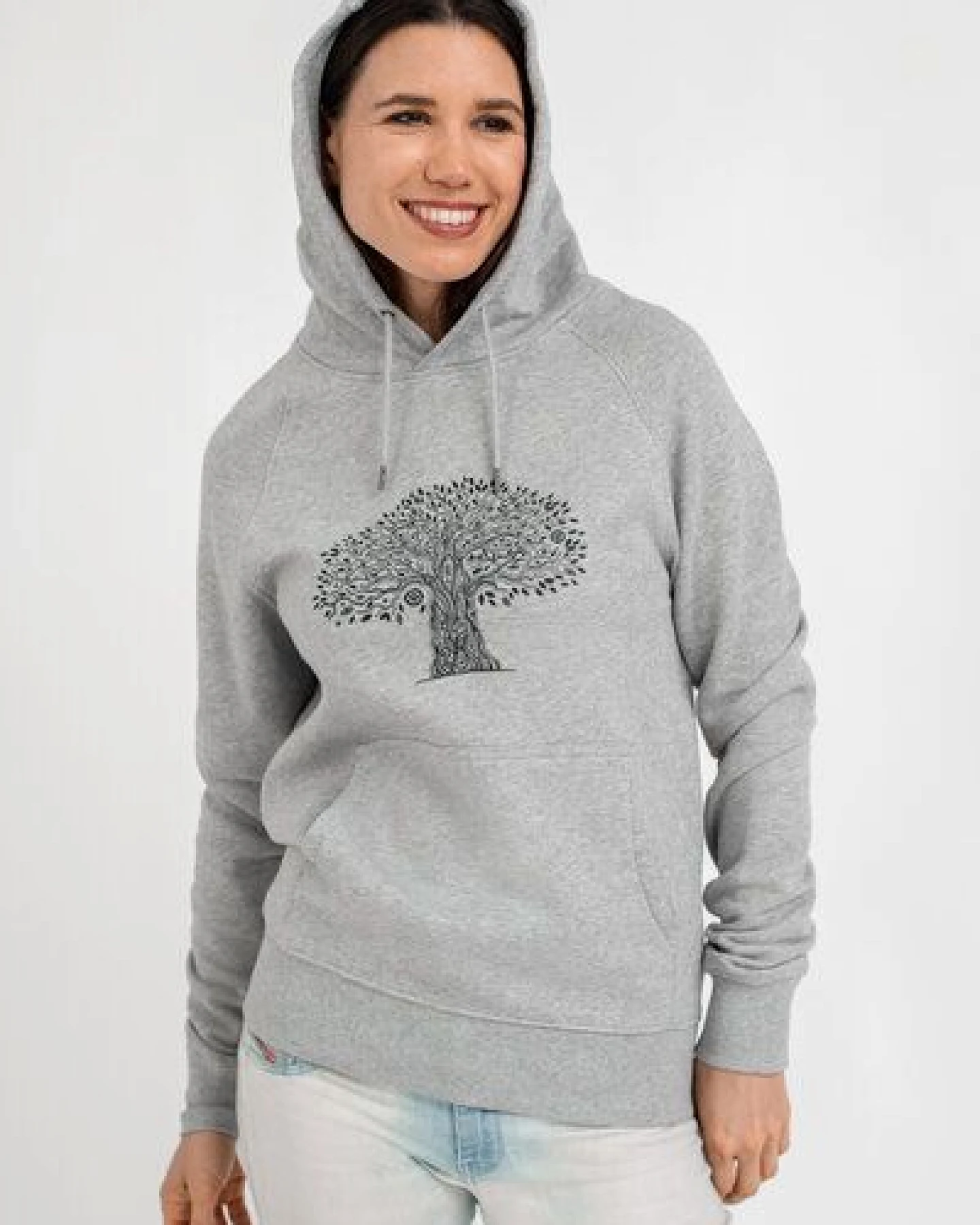 Brandless Basic Bio Hoody (unisex) treelife – Ansicht 4