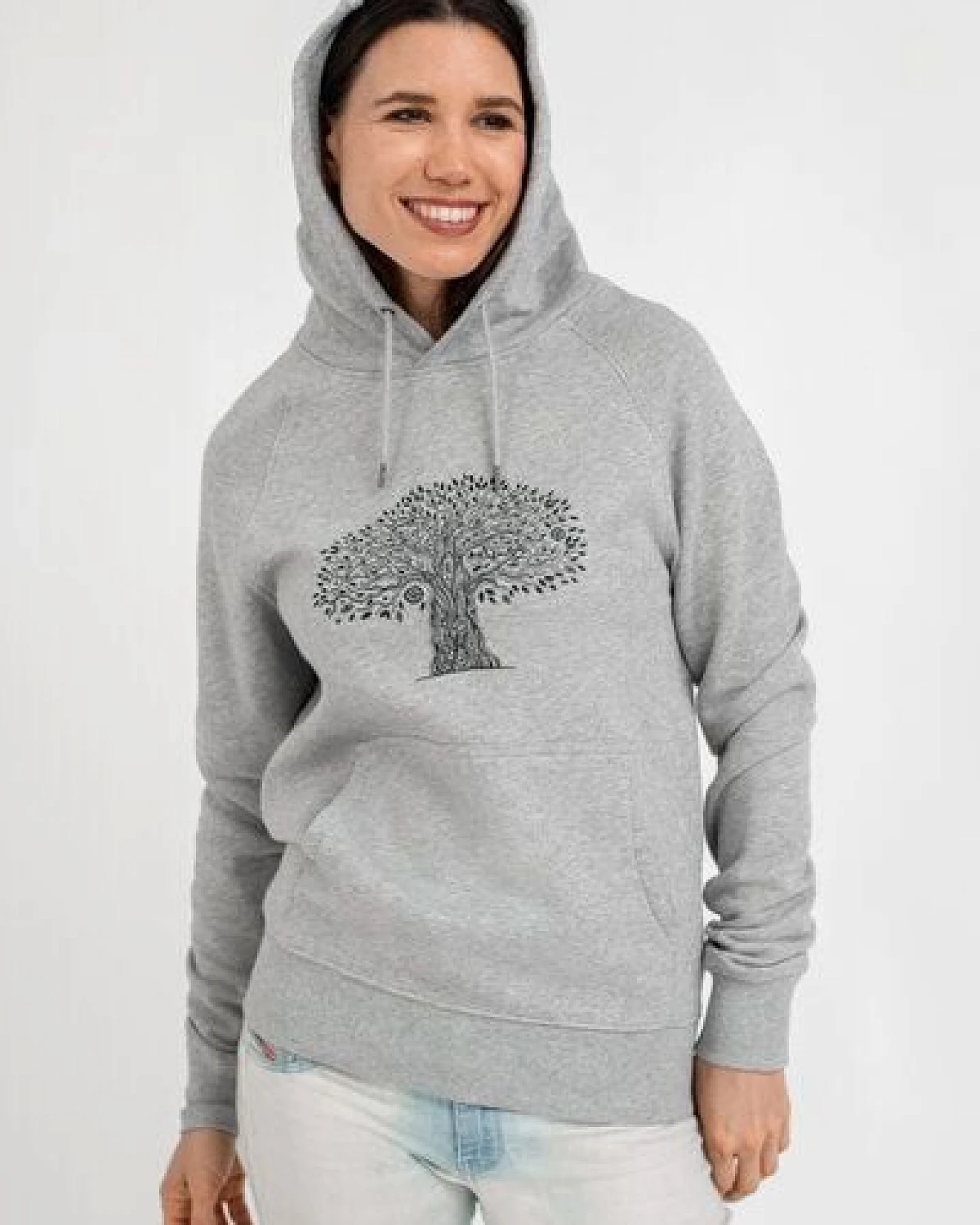 Brandless Basic Bio Hoody (unisex) treelife – Ansicht 4