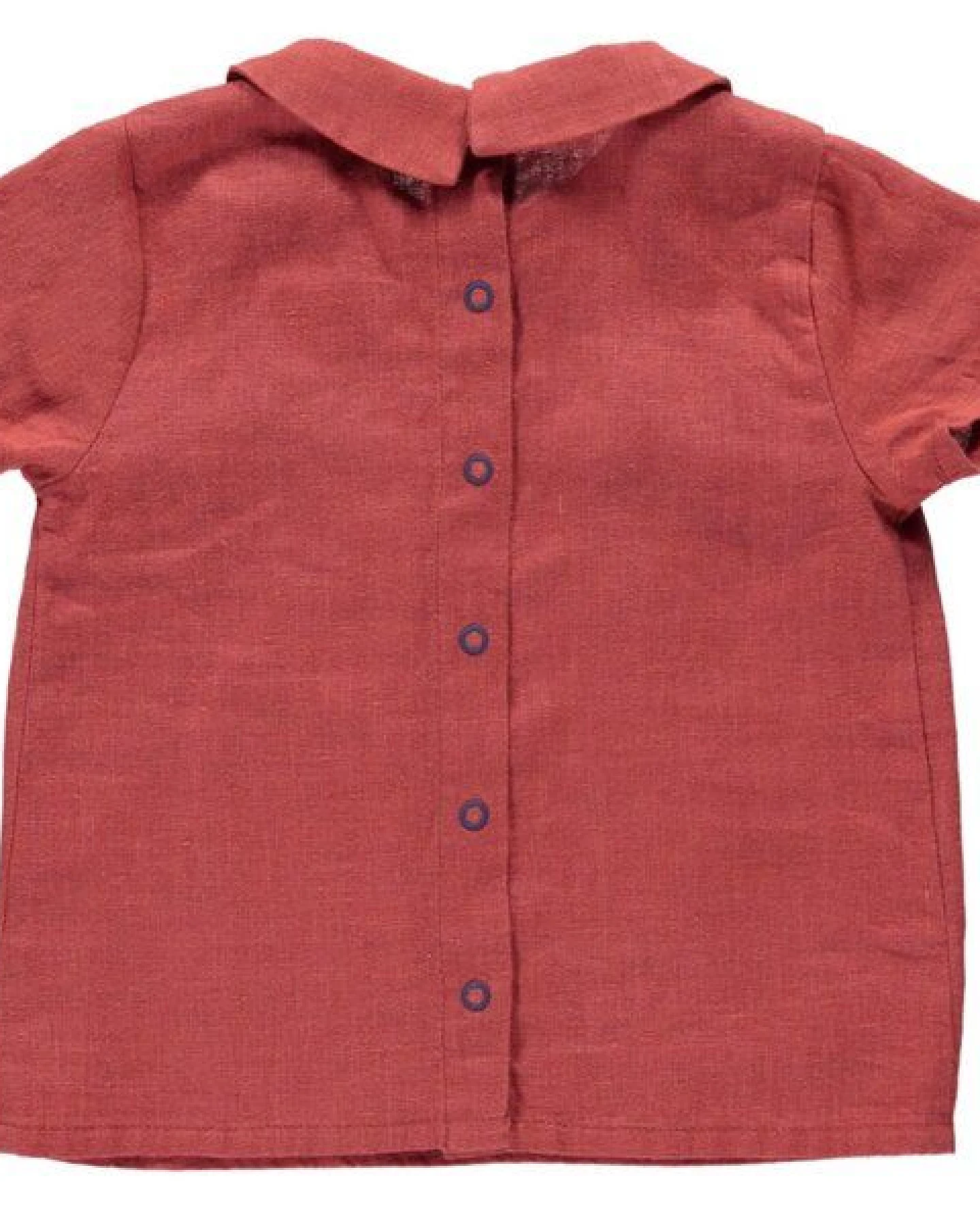 PETER JO Hemd Orchid - Leinen - Kurzarmshirt – Ansicht 2