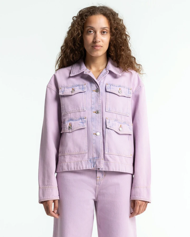 Kings of Indigo Damen vegan Jacke Meisho Chase Polignac Overdye