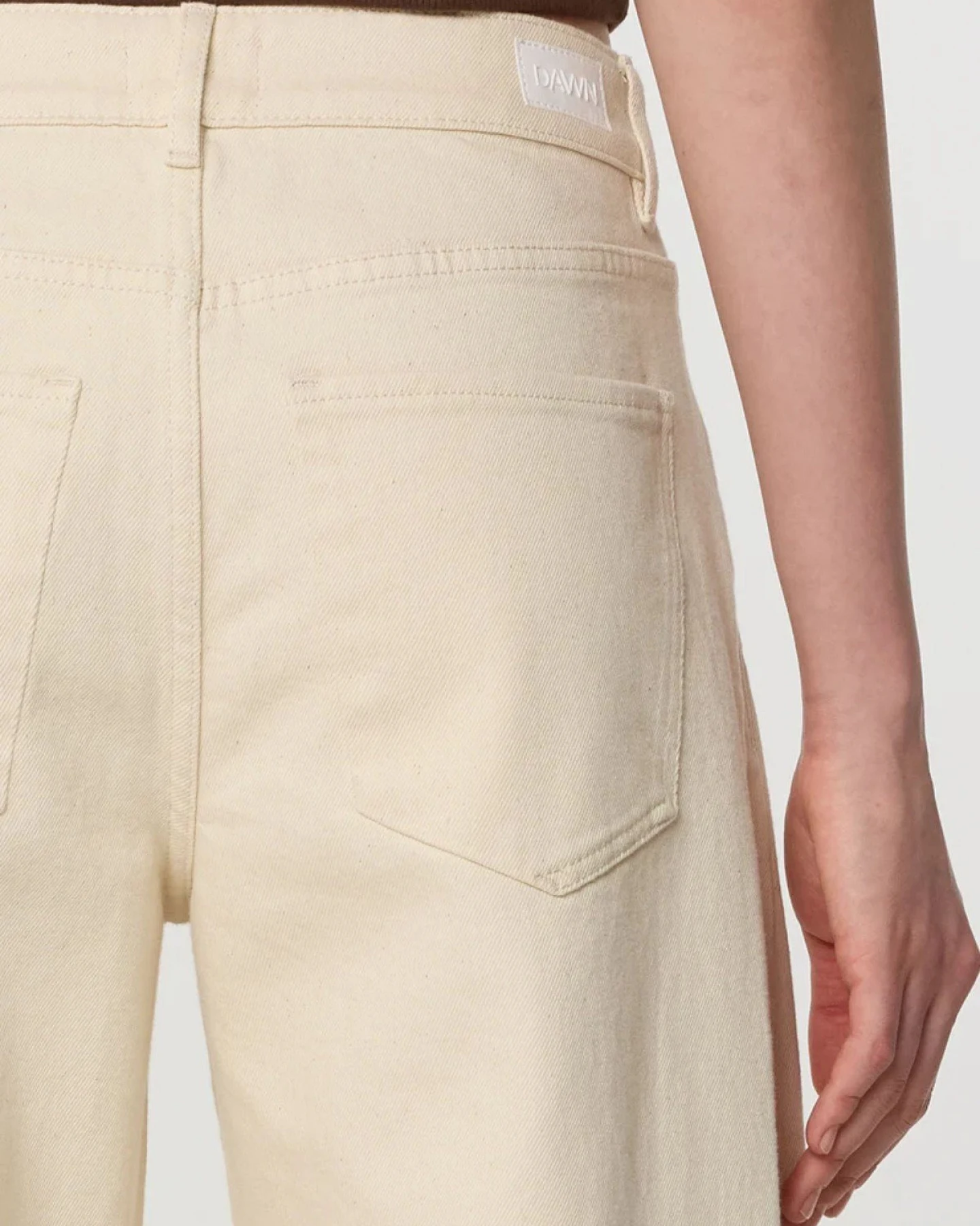 Jeans Ash Barrel Ecru – Ansicht 4