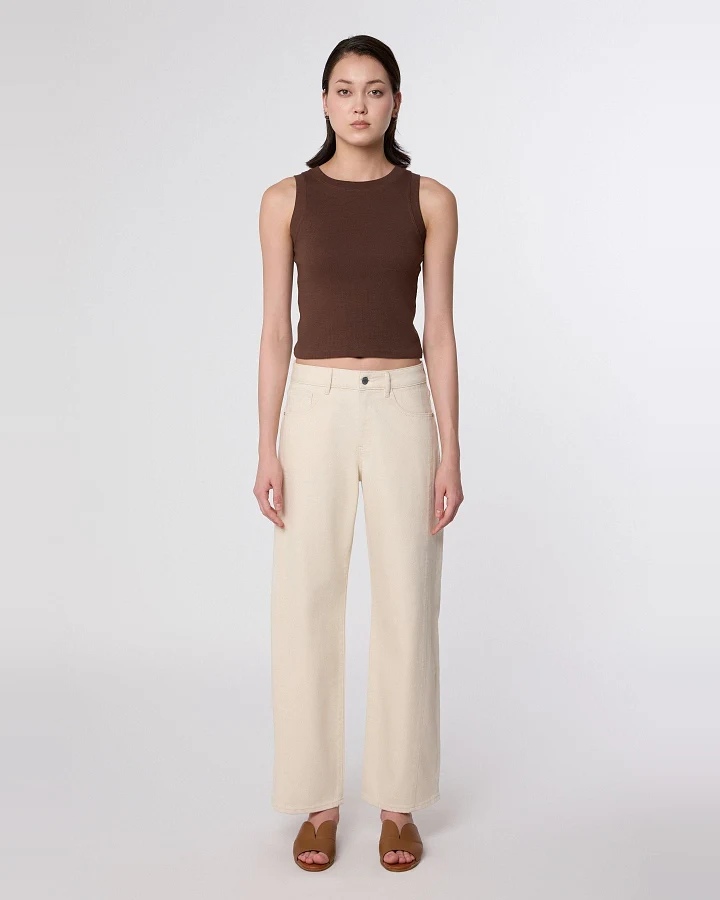 Jeans Ash Barrel Ecru