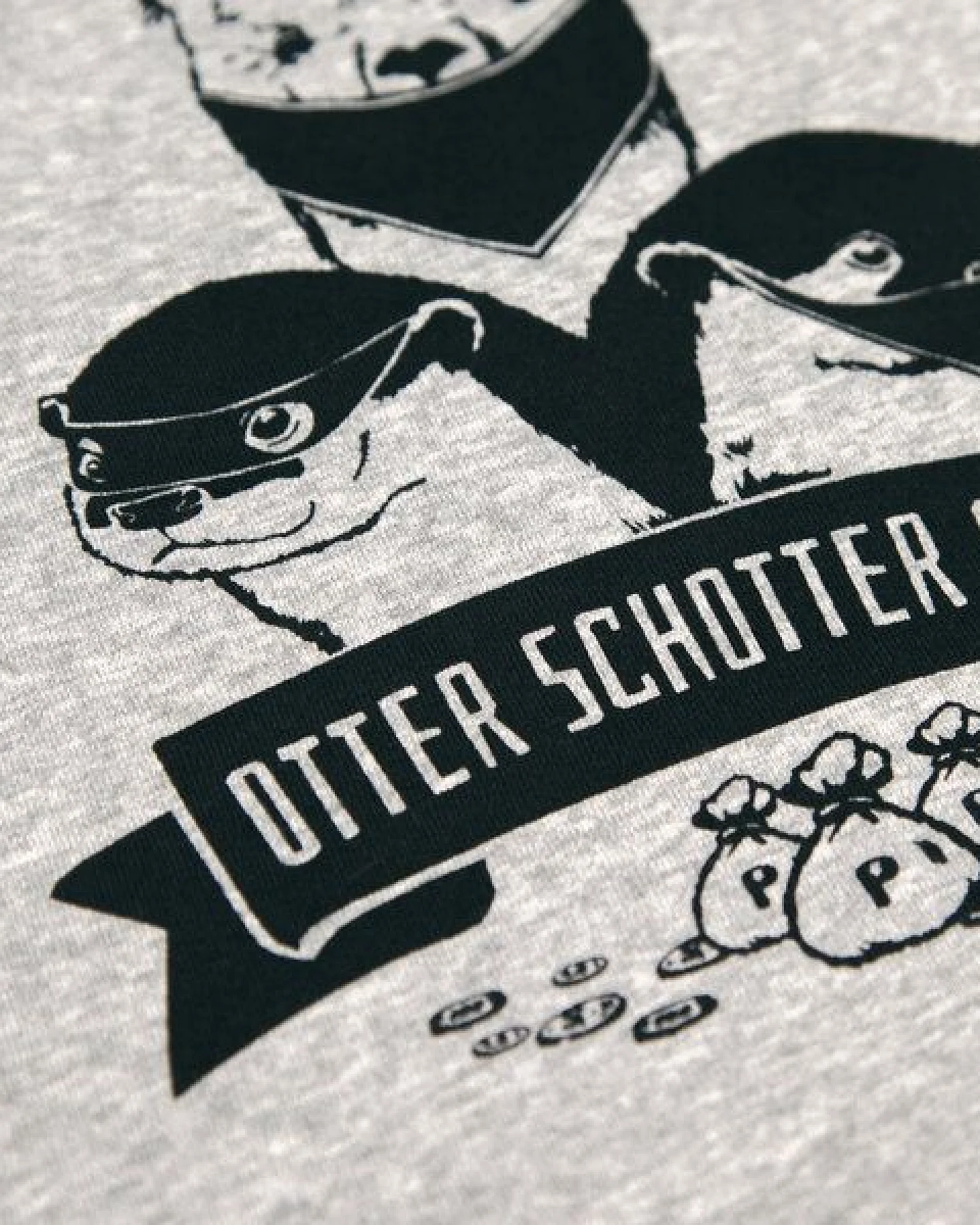 päfjes Otter Schotter Gang - Fair Wear Kinder Sweater - grau – Ansicht 2