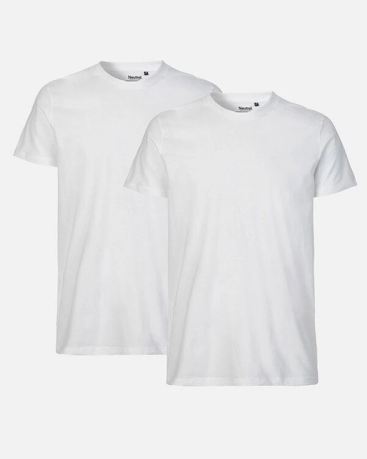 NEUTRAL® Doppelpack Herren Bio Tshirt - Bio Baumwolle