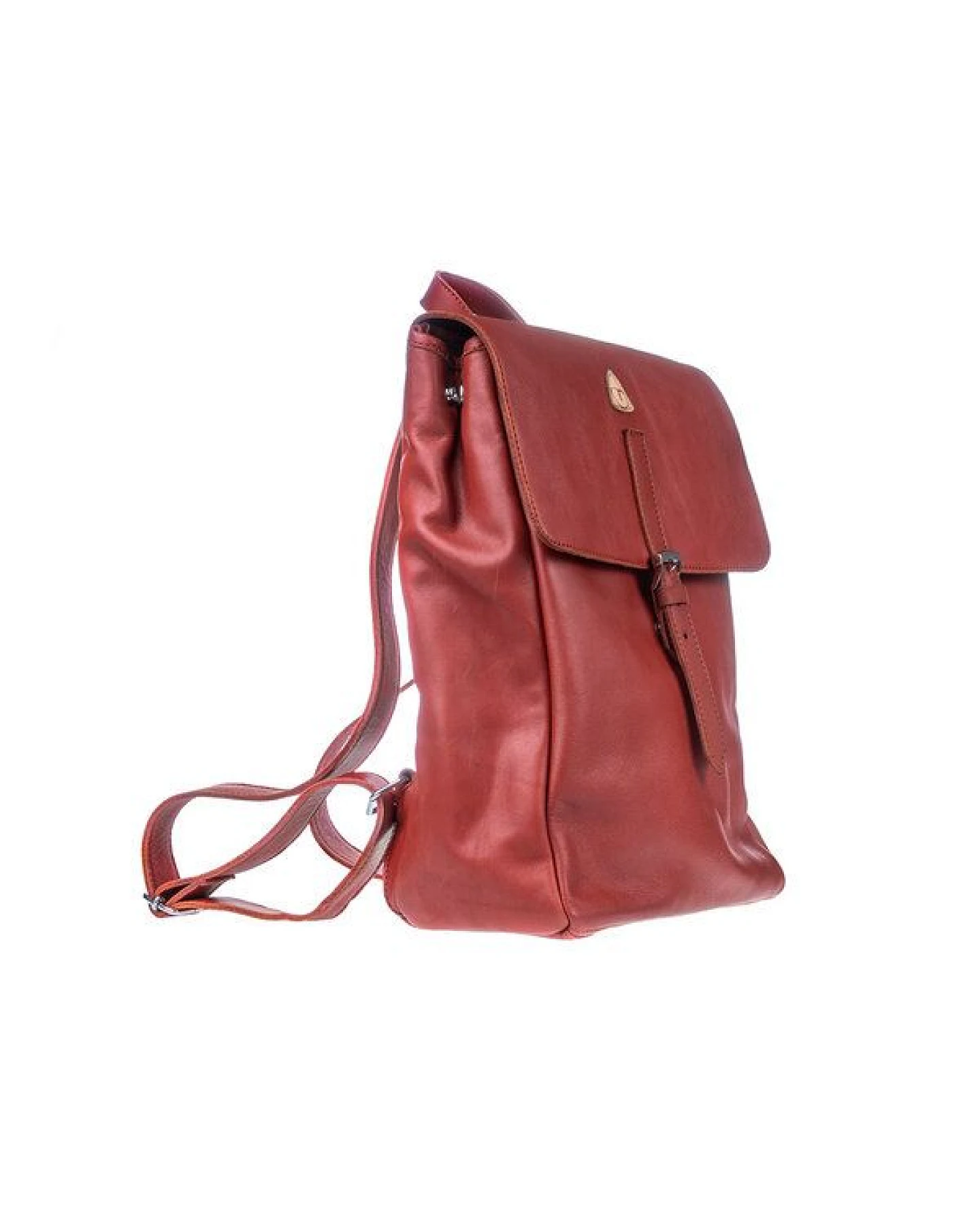 Ritagli di G Damen Leder Laptop Rucksack ALEXA für Studium oder Arbeit - 100% Made in Italy – Ansicht 3