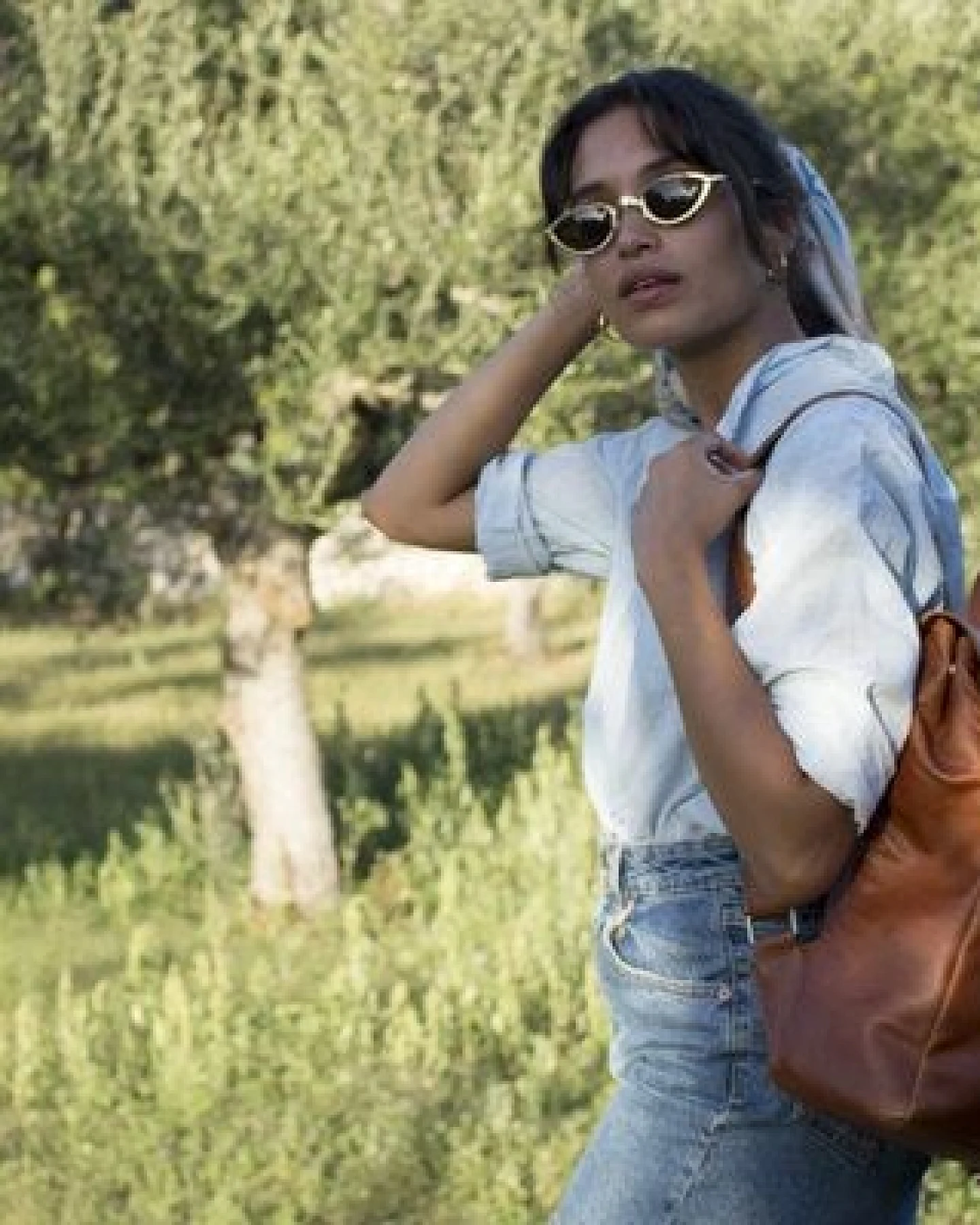 Ritagli di G Damen Leder Laptop Rucksack ALEXA für Studium oder Arbeit - 100% Made in Italy – Ansicht 4