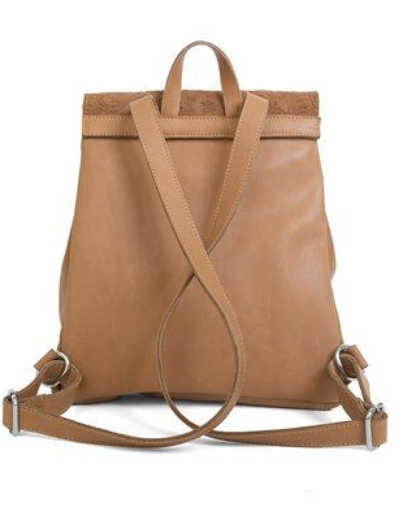 Ritagli di G Damen Handgefertigter Rucksack Modell ELY Leder (mittelgroß) 100% Made in Italy – Ansicht 3