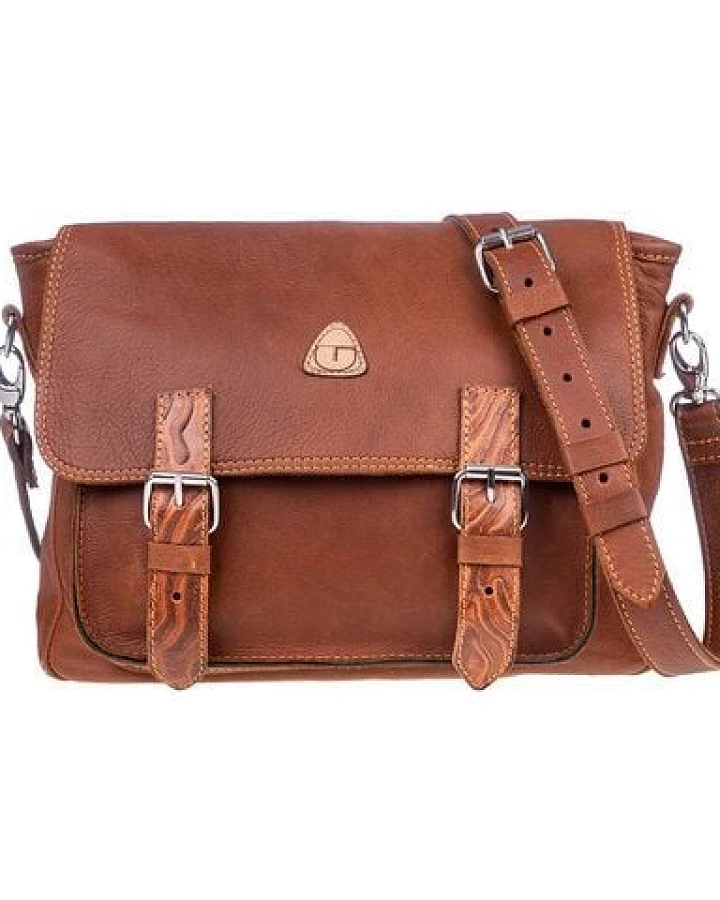 Ritagli di G Damen Messenger-bag NOA Leder - 100% Made in Italy