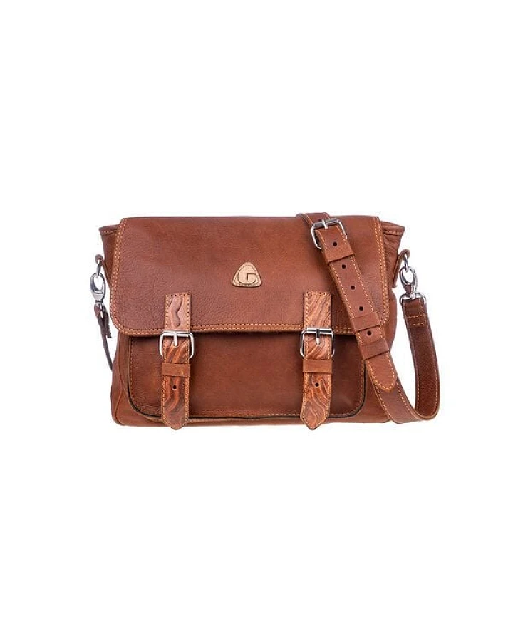 Ritagli di G Damen Messenger-bag NOA Leder - 100% Made in Italy