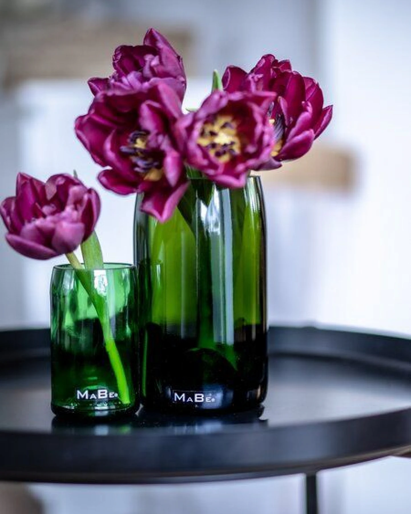 MaBe Vase aus der Champagner Flasche – Ansicht 2