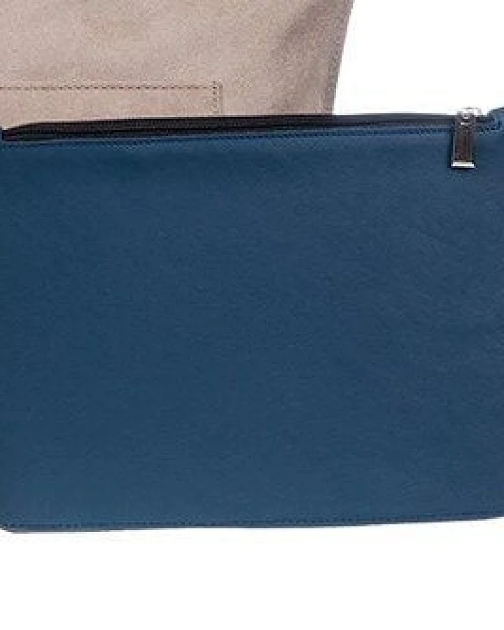 Ritagli di G Tag und Abend Leder Clutch Tasche LIZ mit Griff 100% Made in Italy