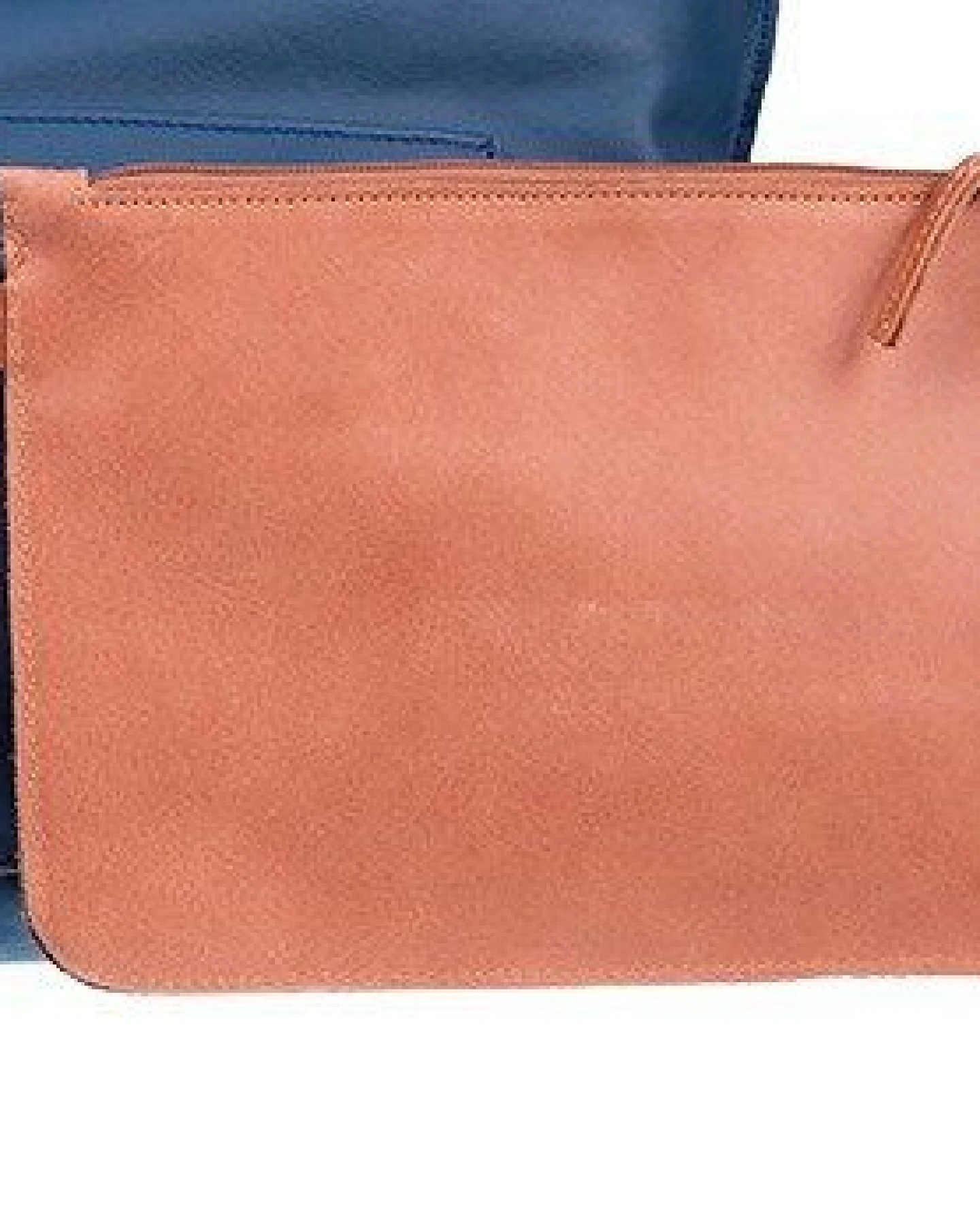 Ritagli di G Tag und Abend Leder Clutch Tasche LIZ mit Griff 100% Made in Italy – Ansicht 2