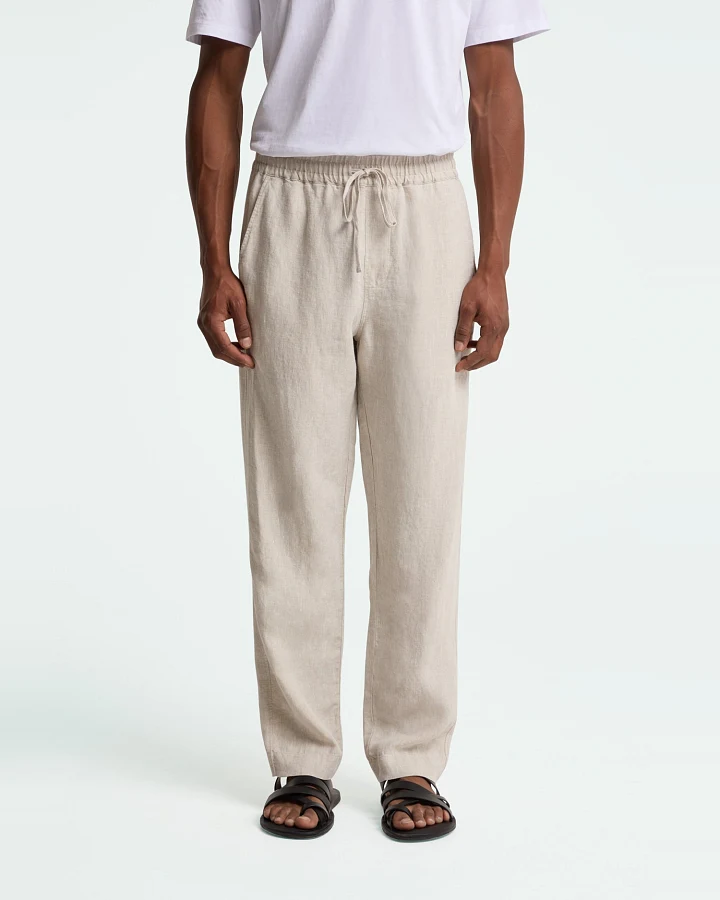 Kings of Indigo Herren vegan Hose Martin Ungefärbt Beige
