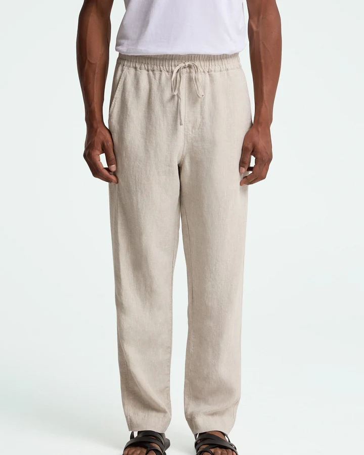 Kings of Indigo Herren vegan Hose Martin Ungefärbt Beige
