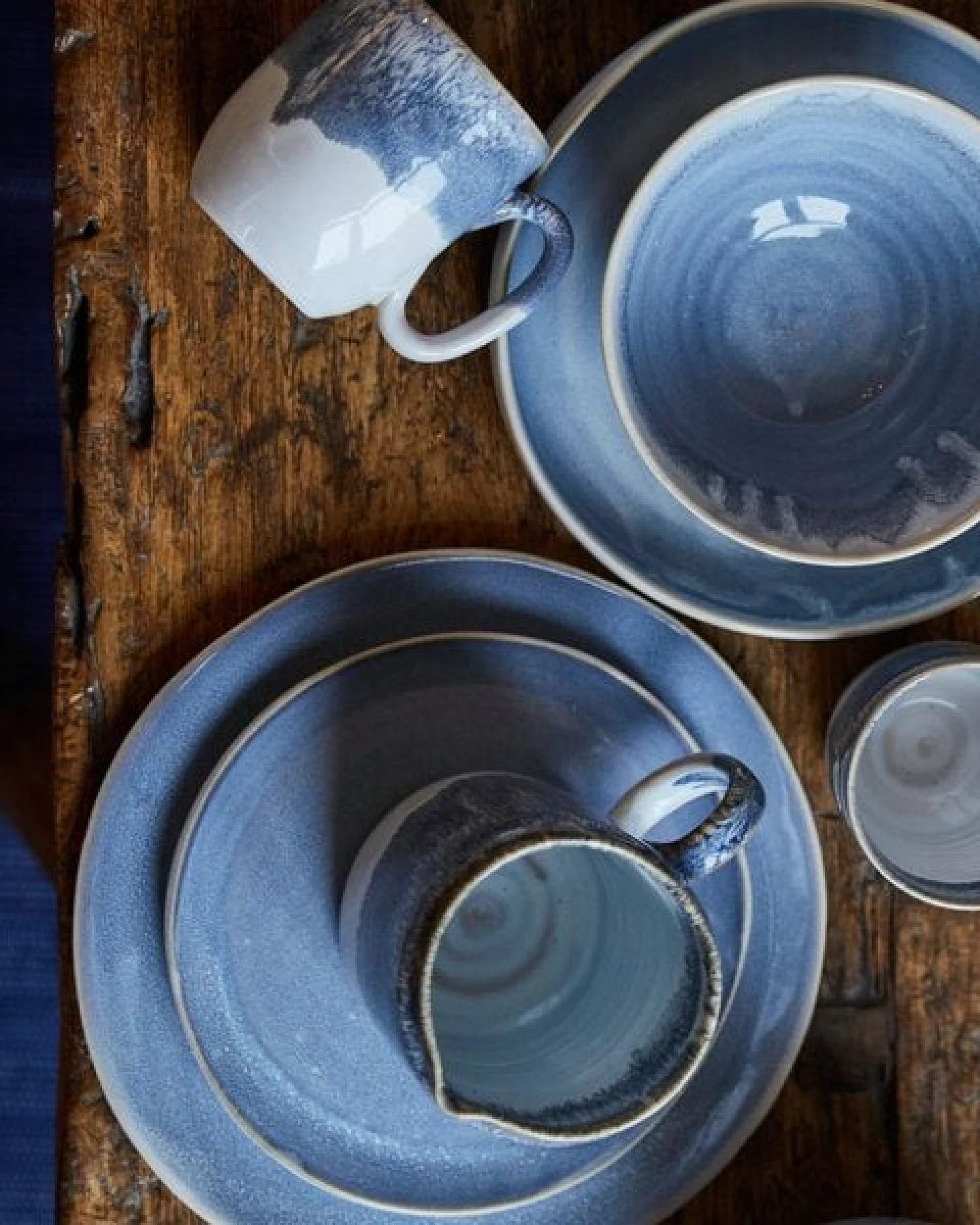 onomao Handgemachte Tasse mit Henkel aus Steinzeug – Ansicht 3
