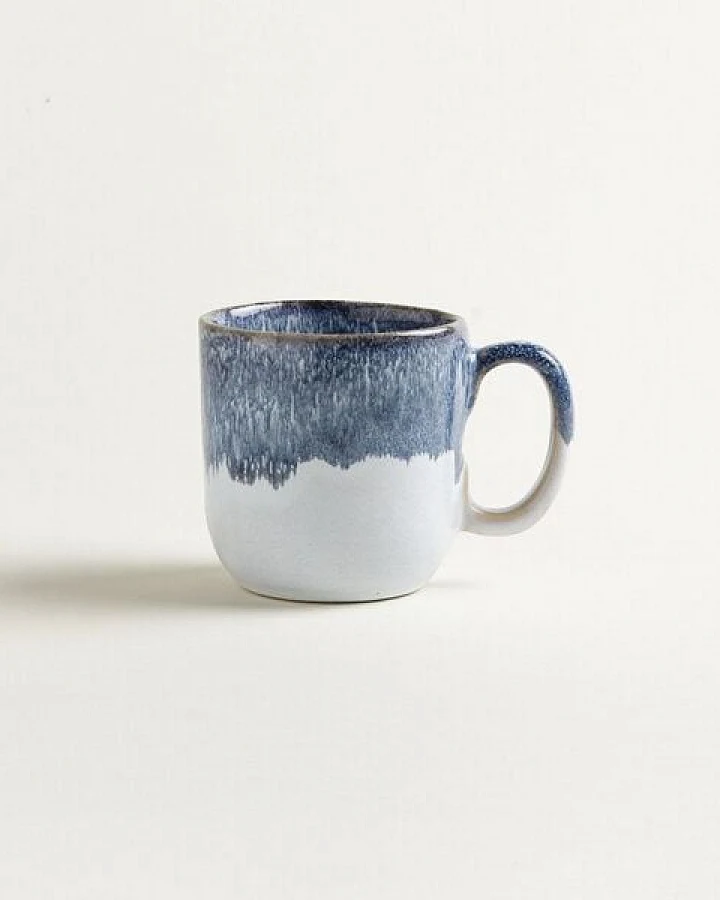 onomao Handgemachte Tasse mit Henkel aus Steinzeug