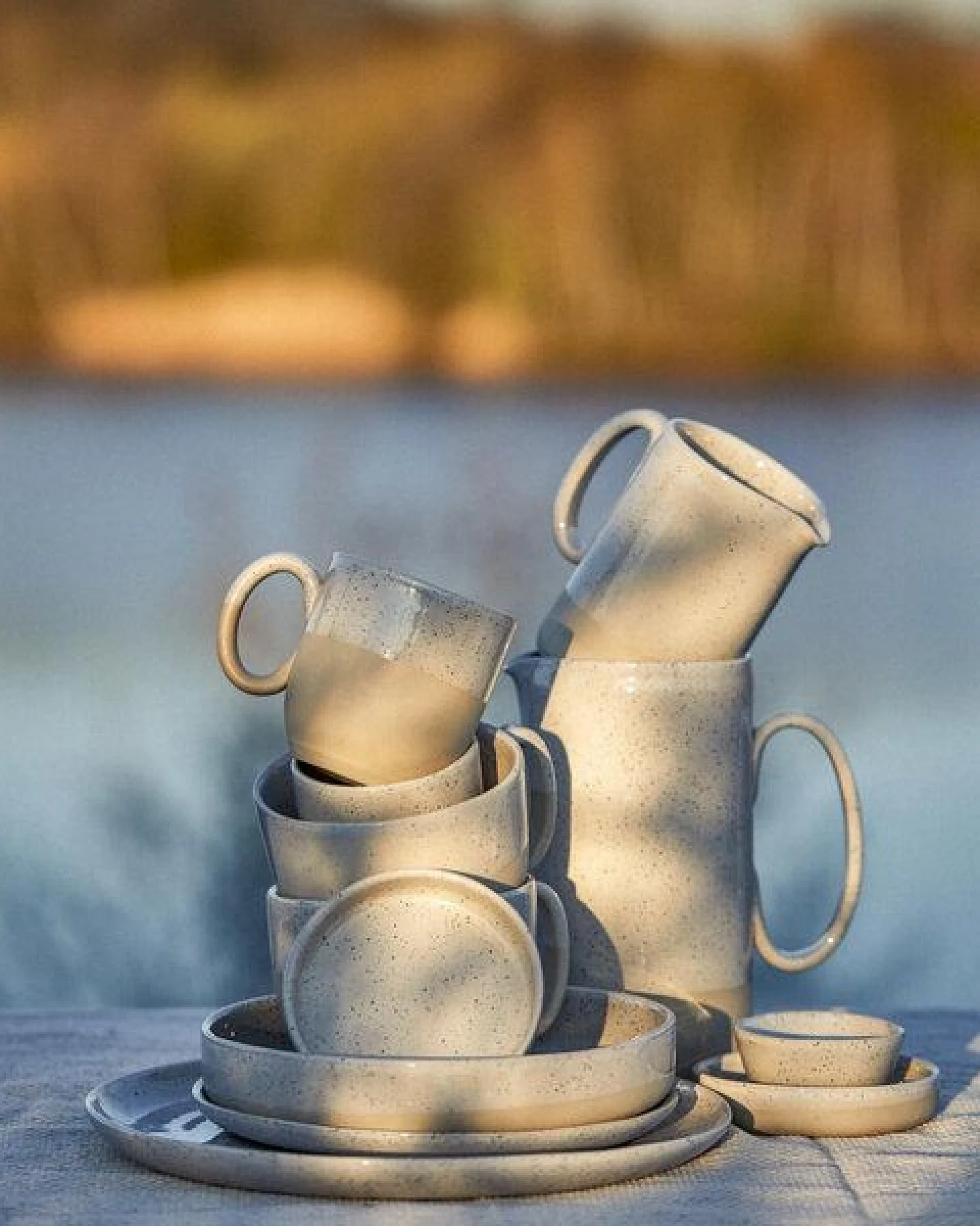 onomao Handgemachte Große Tasse aus Steinzeug – Ansicht 2