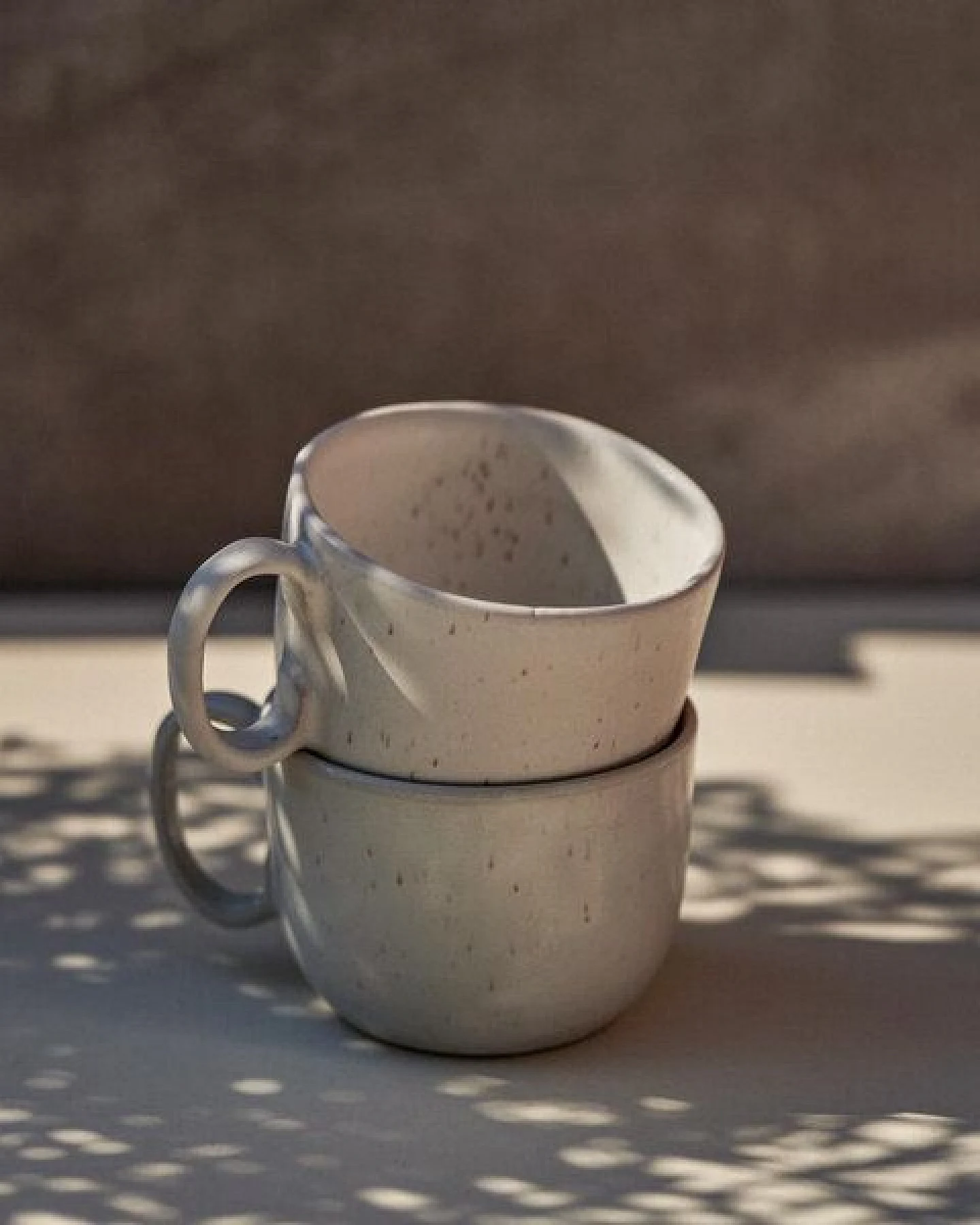 onomao Handgemachte Große Tasse aus Steinzeug – Ansicht 2