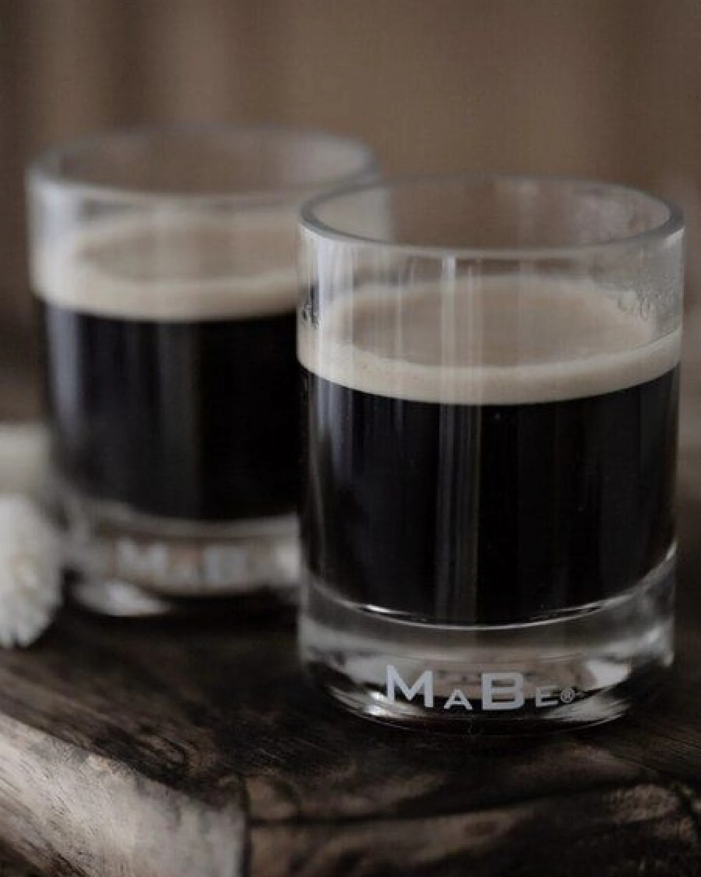 MaBe Espresso Glas - Upcycling aus der Miniatur Spirituosen Flasche – Ansicht 4