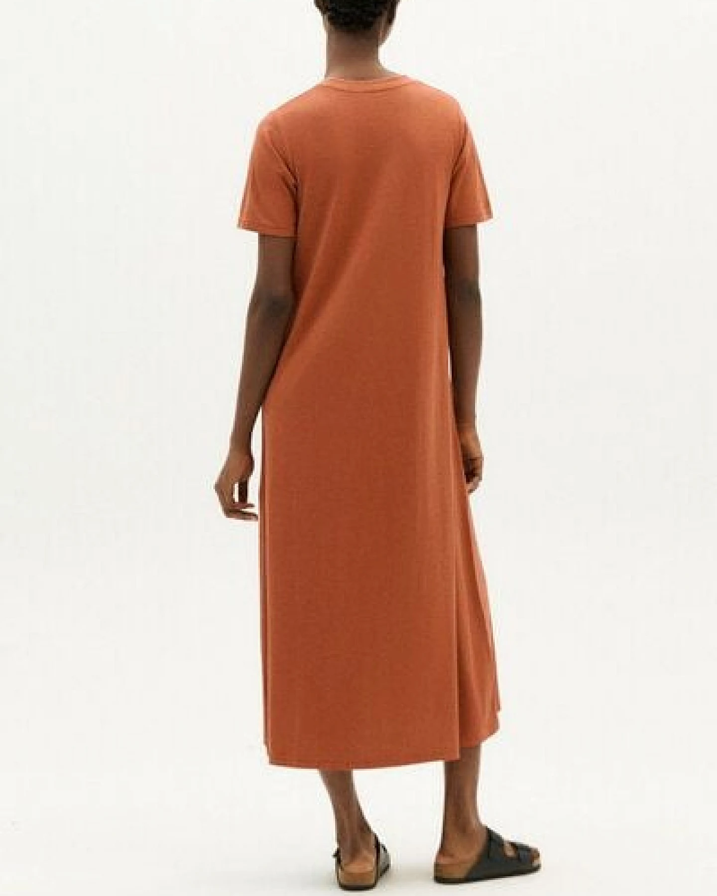 thinking mu Langes Kleid - Hemp Oueme - aus Hanf & Bio-Baumwolle – Ansicht 4