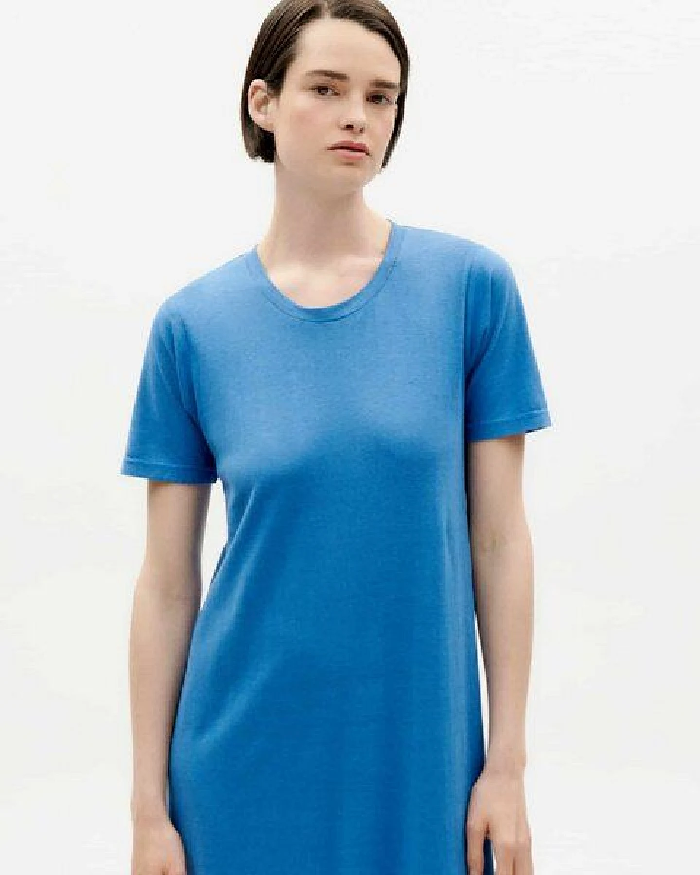 thinking mu Langes Kleid - Hemp Oueme - aus Hanf & Bio-Baumwolle – Ansicht 3