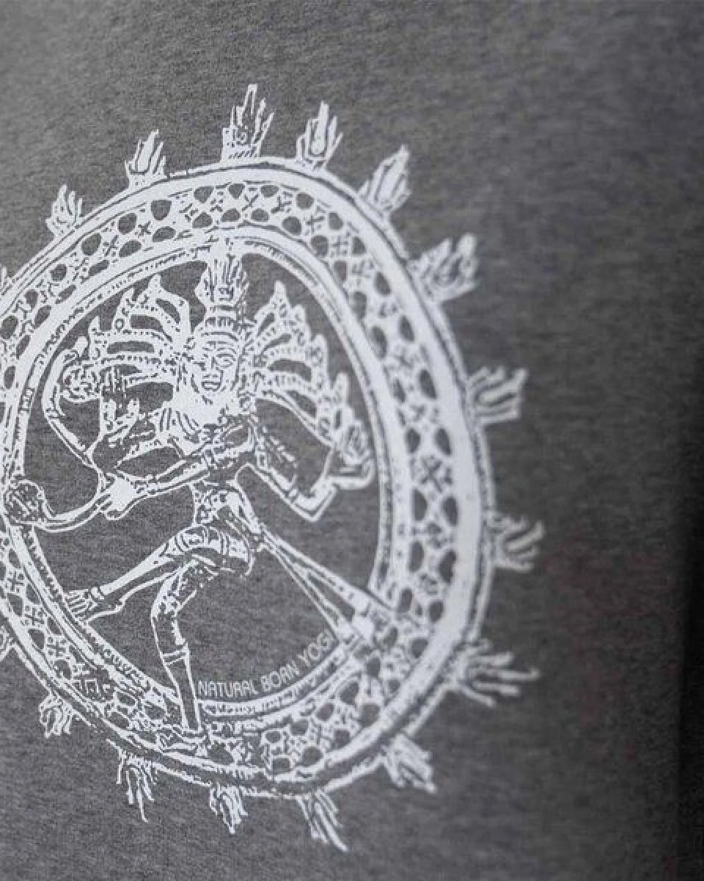 Natural Born Yogi Yoga Sweatshirtkleid - Shiva Fever – Ansicht 3