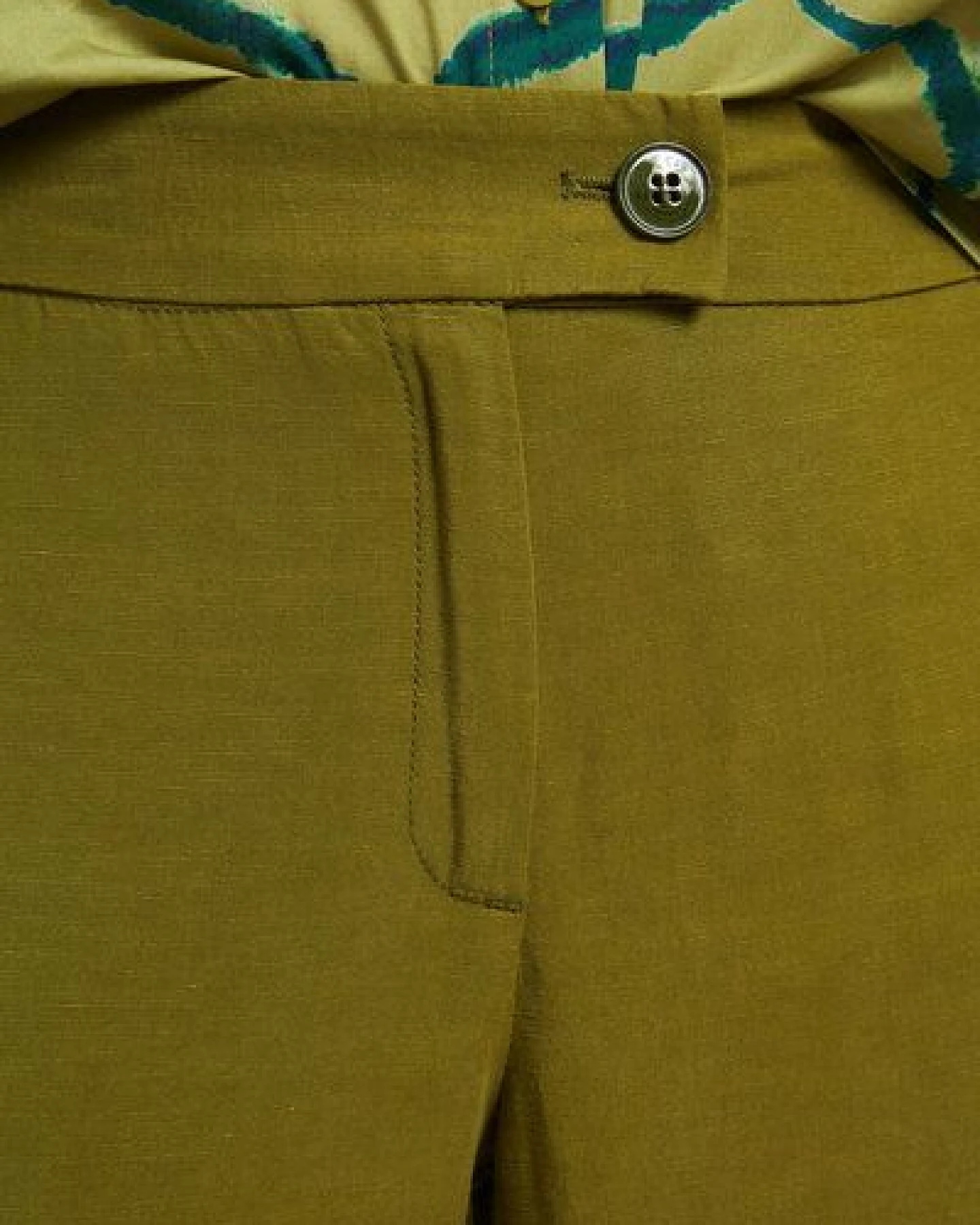 LANIUS 7/8 Hose aus TENCEL Lyocell mit Leinen – Ansicht 3