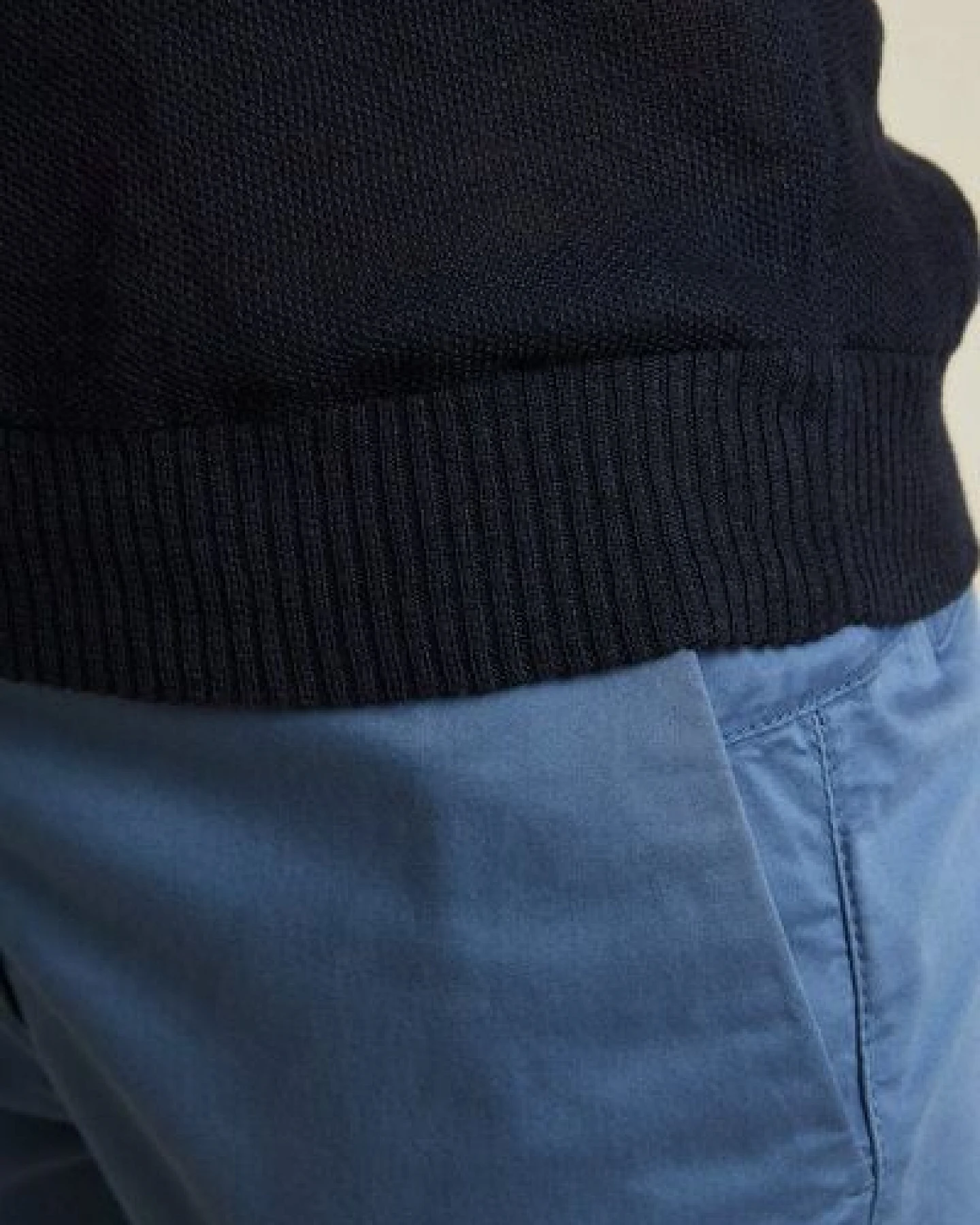LANIUS Kurzarmpullover aus Hanf – Ansicht 4