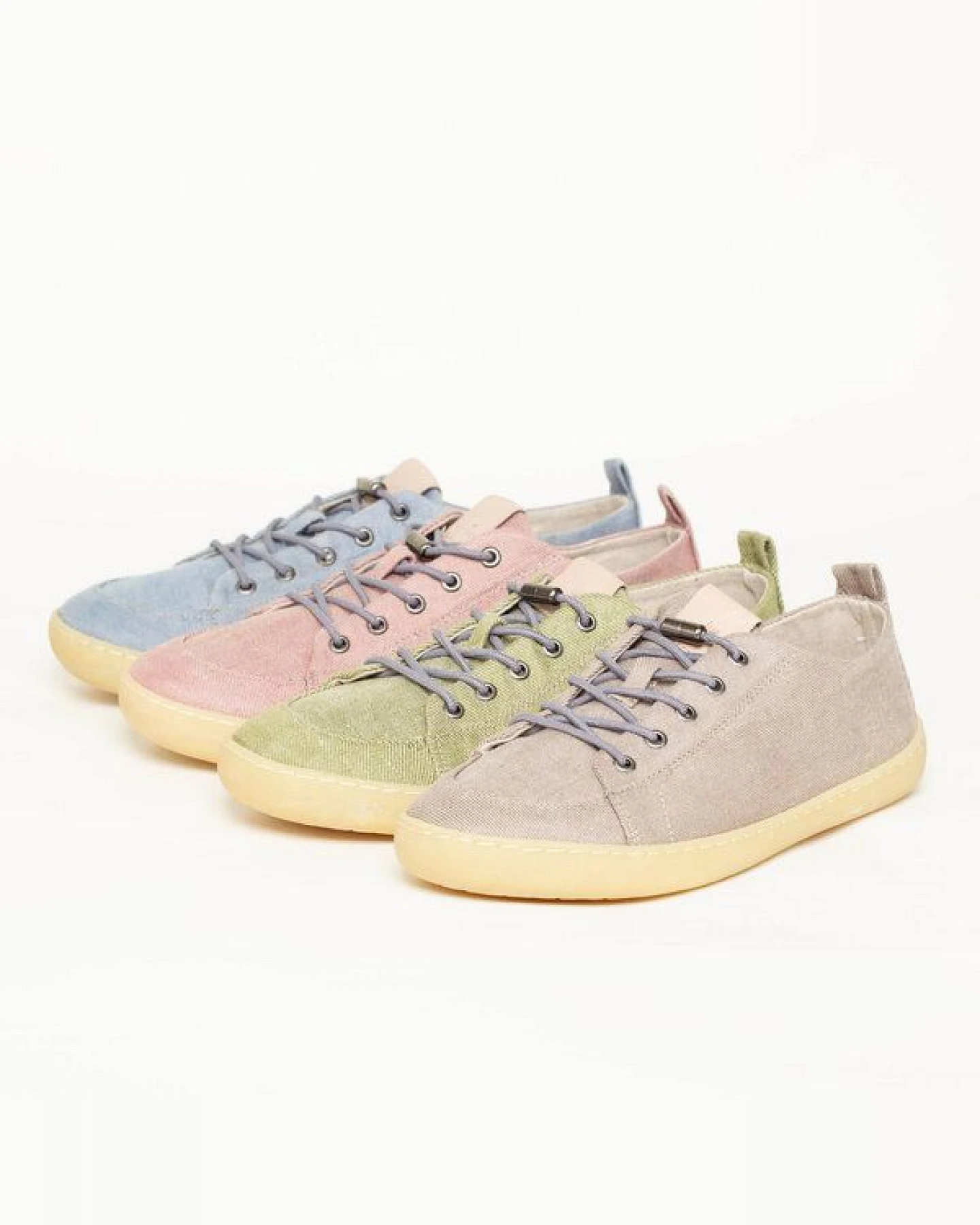 nahtur-design Barfußschuhe aus Bioleinen mit Kautschuksohle unisex – Ansicht 2