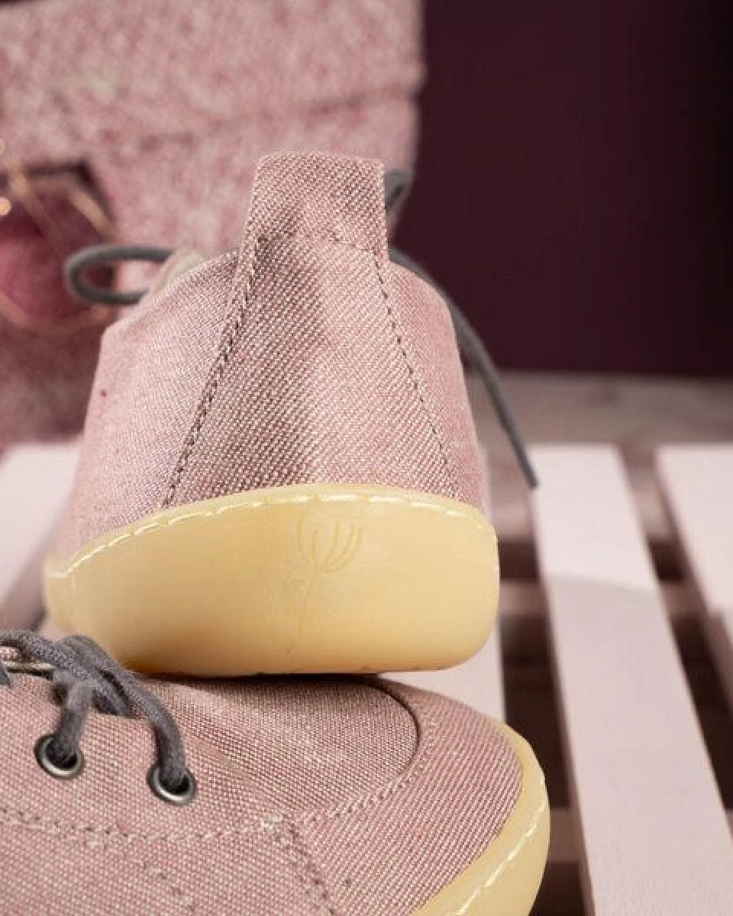 nahtur-design Barfußschuhe aus Bioleinen mit Kautschuksohle unisex – Ansicht 3