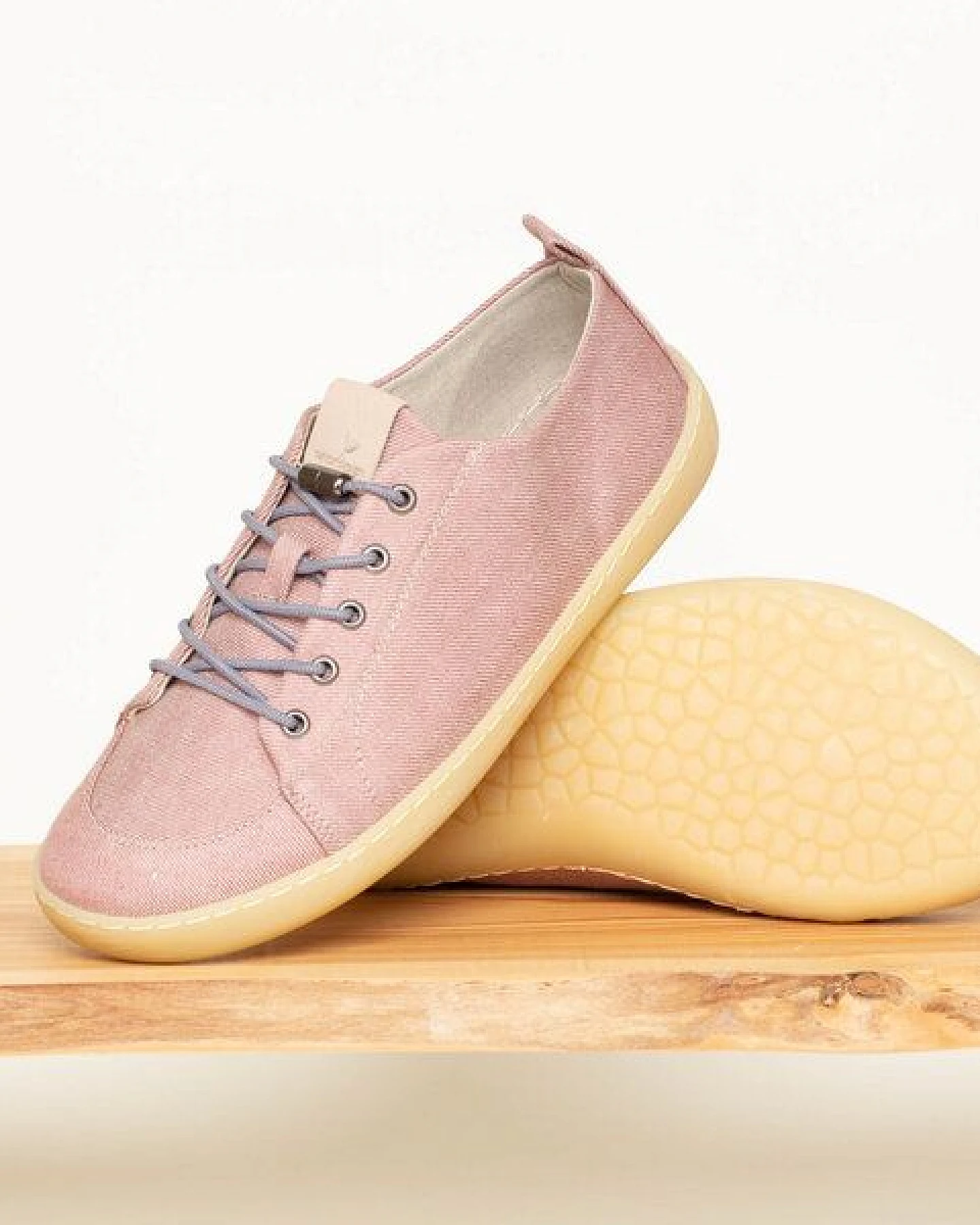 nahtur-design Barfußschuhe aus Bioleinen mit Kautschuksohle unisex – Ansicht 3