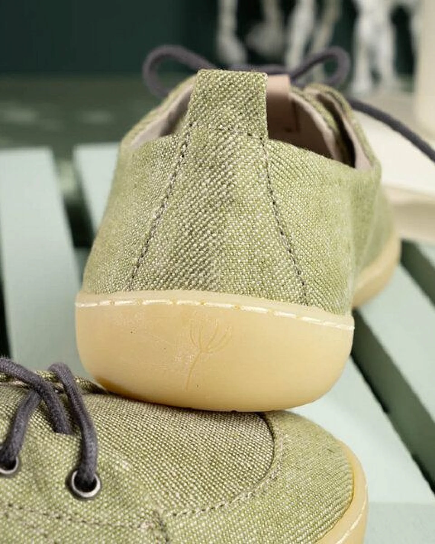 nahtur-design Barfußschuhe aus Bioleinen mit Kautschuksohle unisex – Ansicht 4