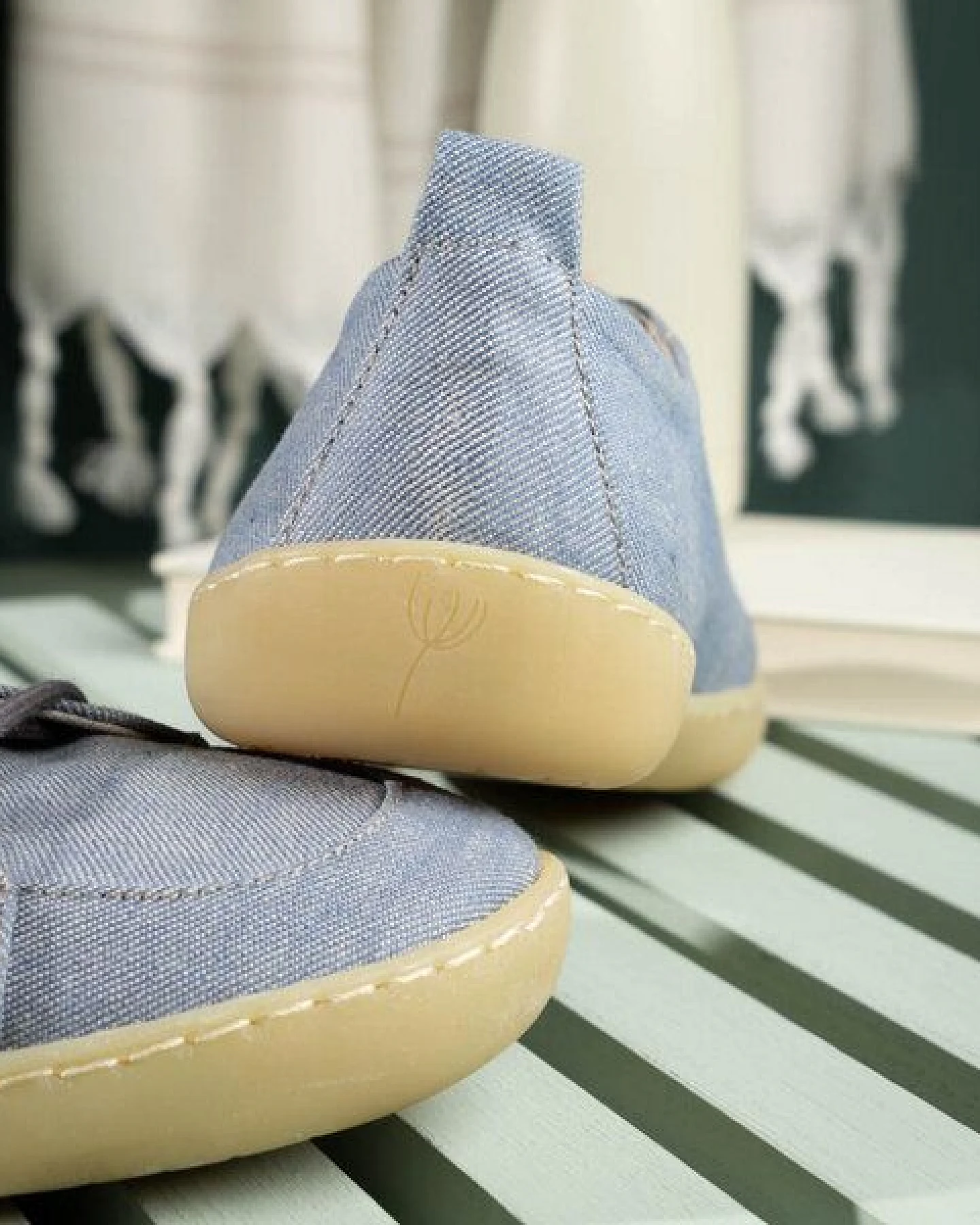 nahtur-design Barfußschuhe aus Bioleinen mit Kautschuksohle unisex – Ansicht 4