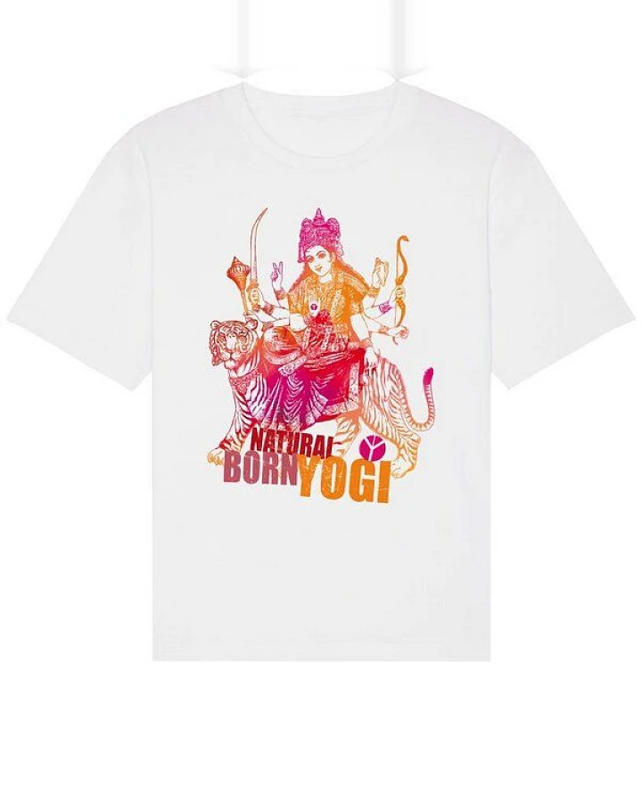Natural Born Yogi Yoga T-Shirt organic - Delicious Durga