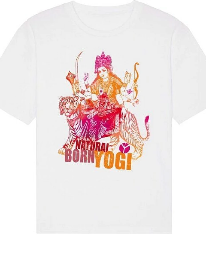 Natural Born Yogi Yoga T-Shirt organic - Delicious Durga