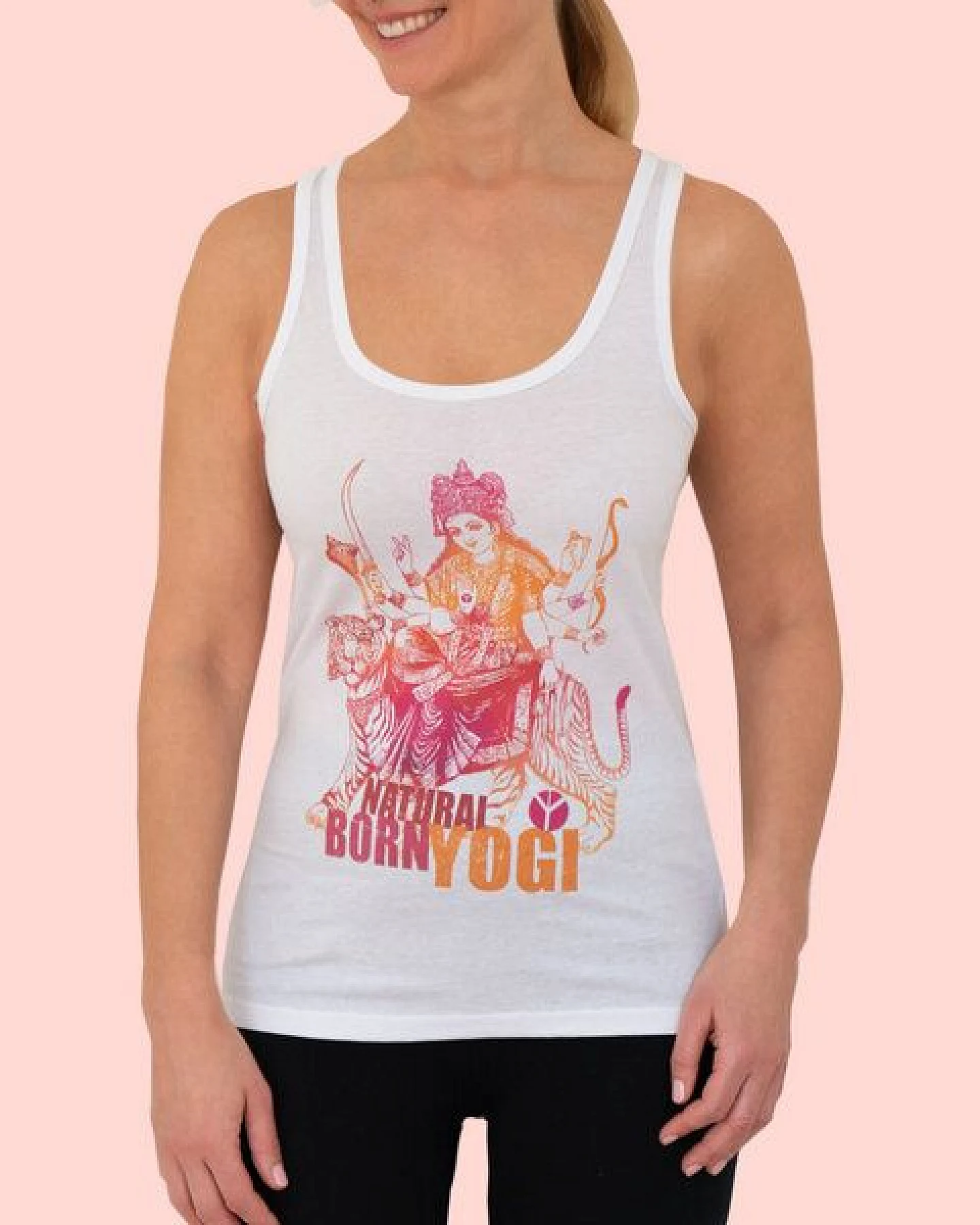 Natural Born Yogi Yoga Tank Top organic - Delicious Durga – Ansicht 2