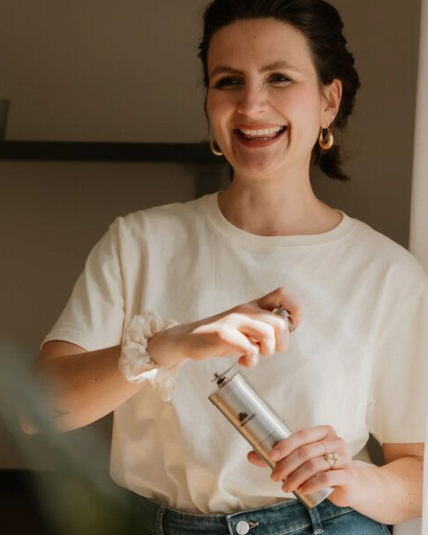 GROENENBERG Manuelle Kaffeemühle aus Edelstahl – Ansicht 2
