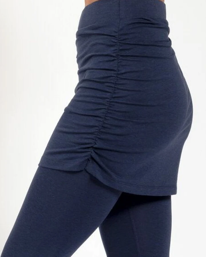 Magadi Yoga Leggings LARA mit Rock aus Naturmaterial