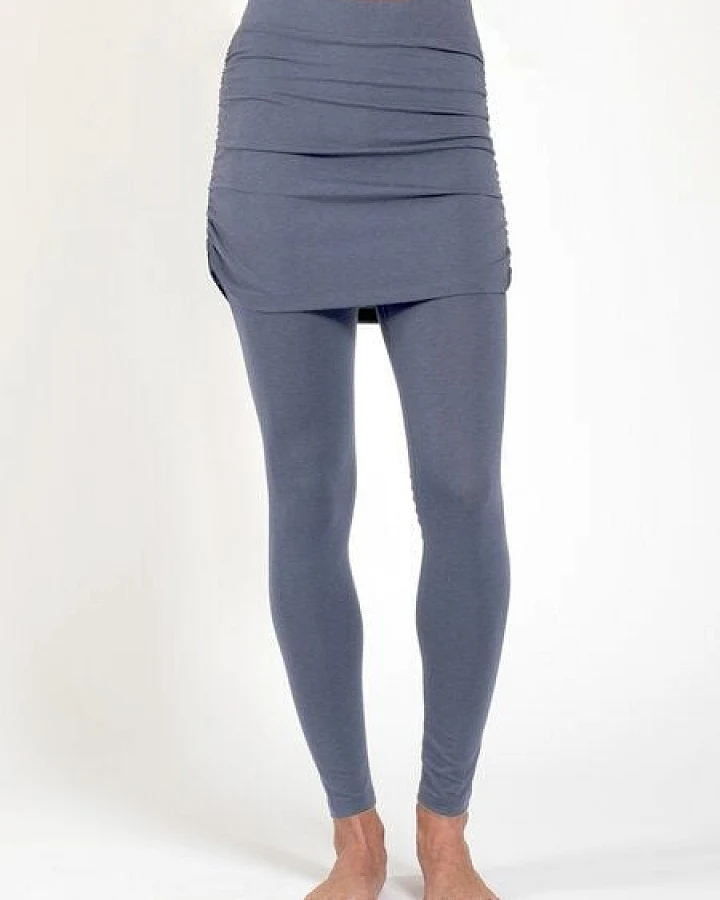 Magadi Yoga Leggings LARA mit Rock aus Naturmaterial