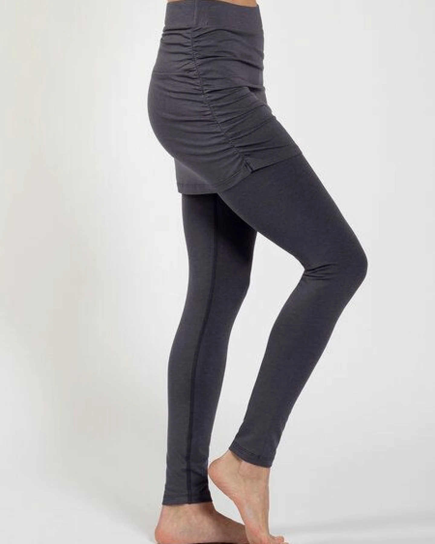 Magadi Yoga Leggings LARA mit Rock aus Naturmaterial – Ansicht 4