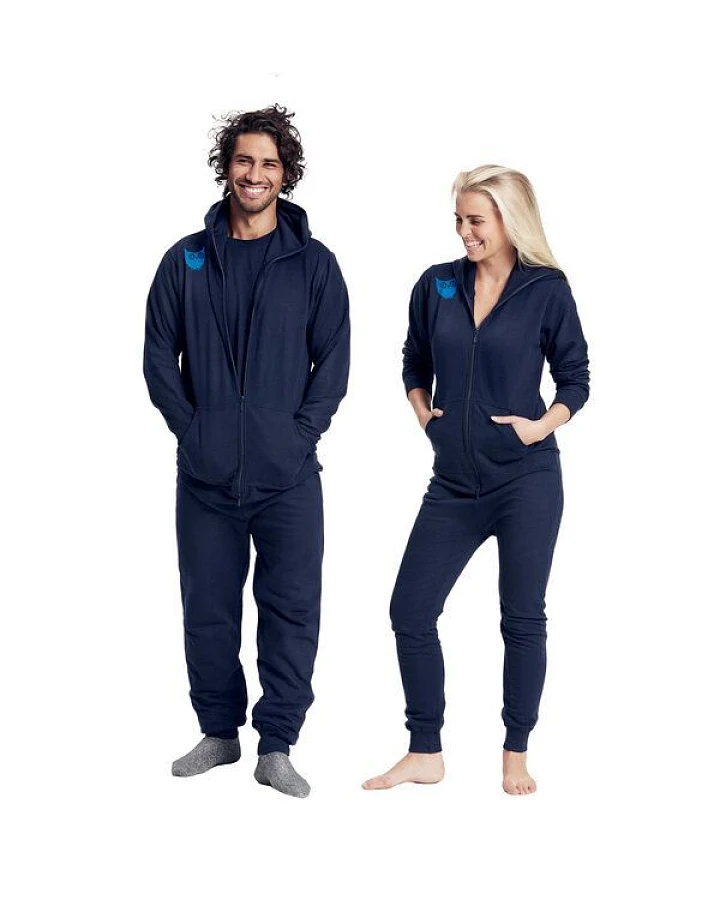 HANDGEDRUCKT "Nighttimetree" Jumpsuit für Erwachsene aus Biobaumwolle (kbA)