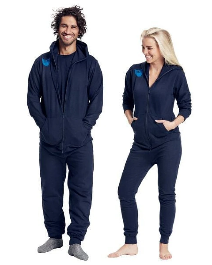 HANDGEDRUCKT "Nighttimetree" Jumpsuit für Erwachsene aus Biobaumwolle (kbA)